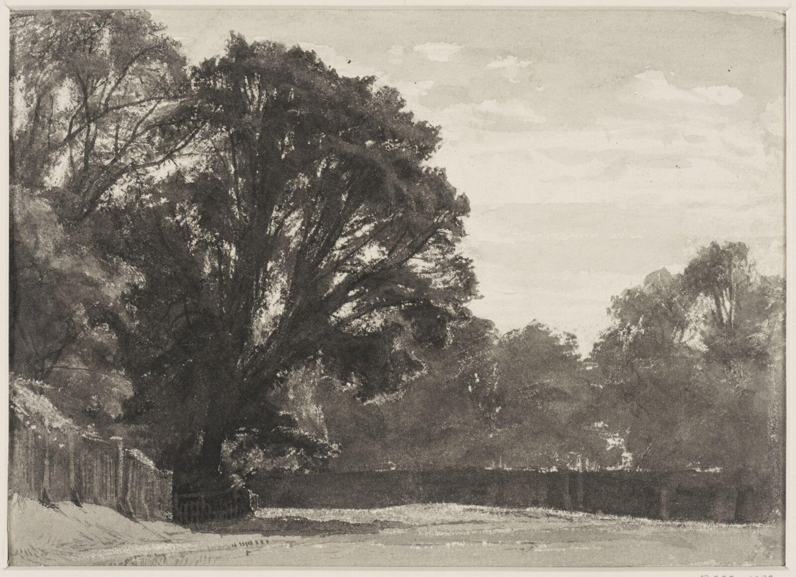 Drawing, Helen Allingham, late 19th century