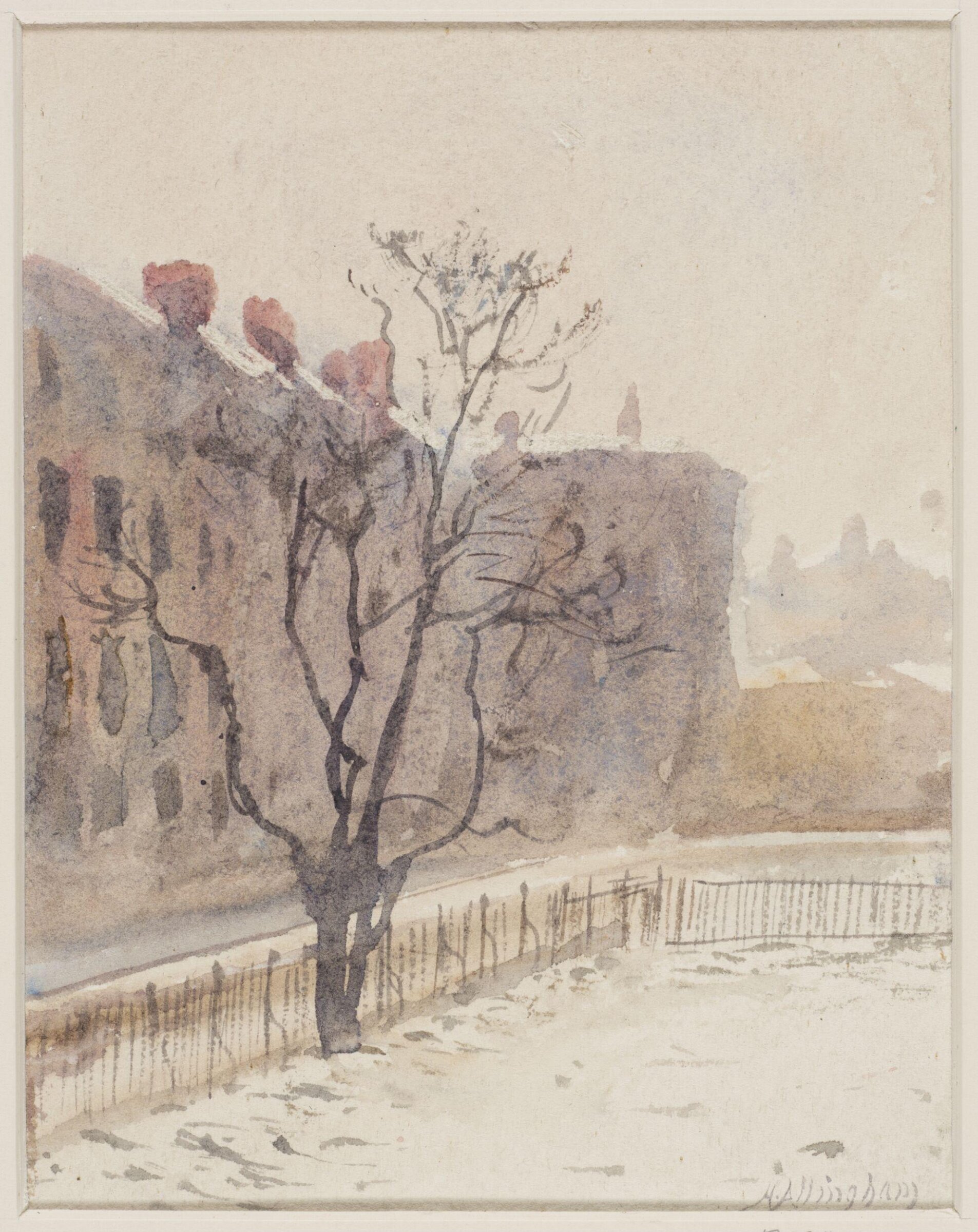 Drawing, Helen Allingham, late 19th century