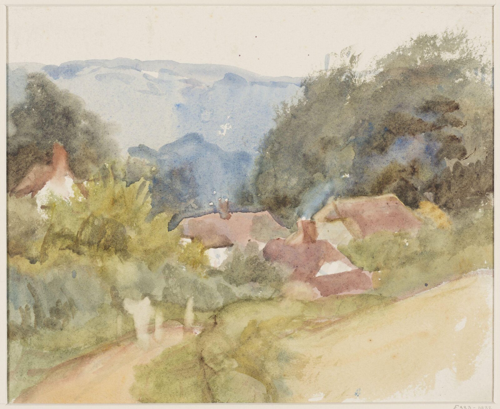 Drawing, Helen Allingham, late 19th-early 20th century