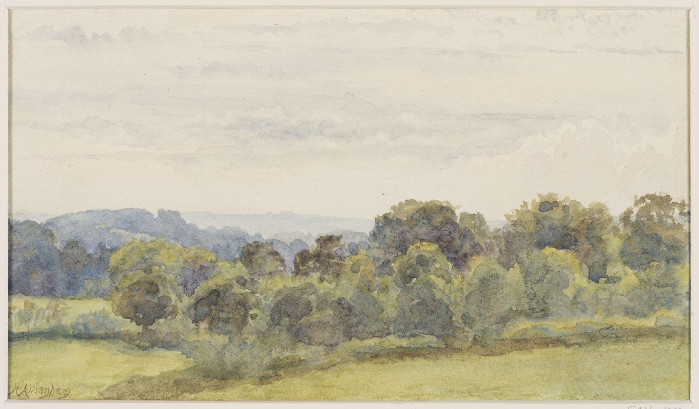 Drawing, Helen Allingham, late 19th-early 20th century