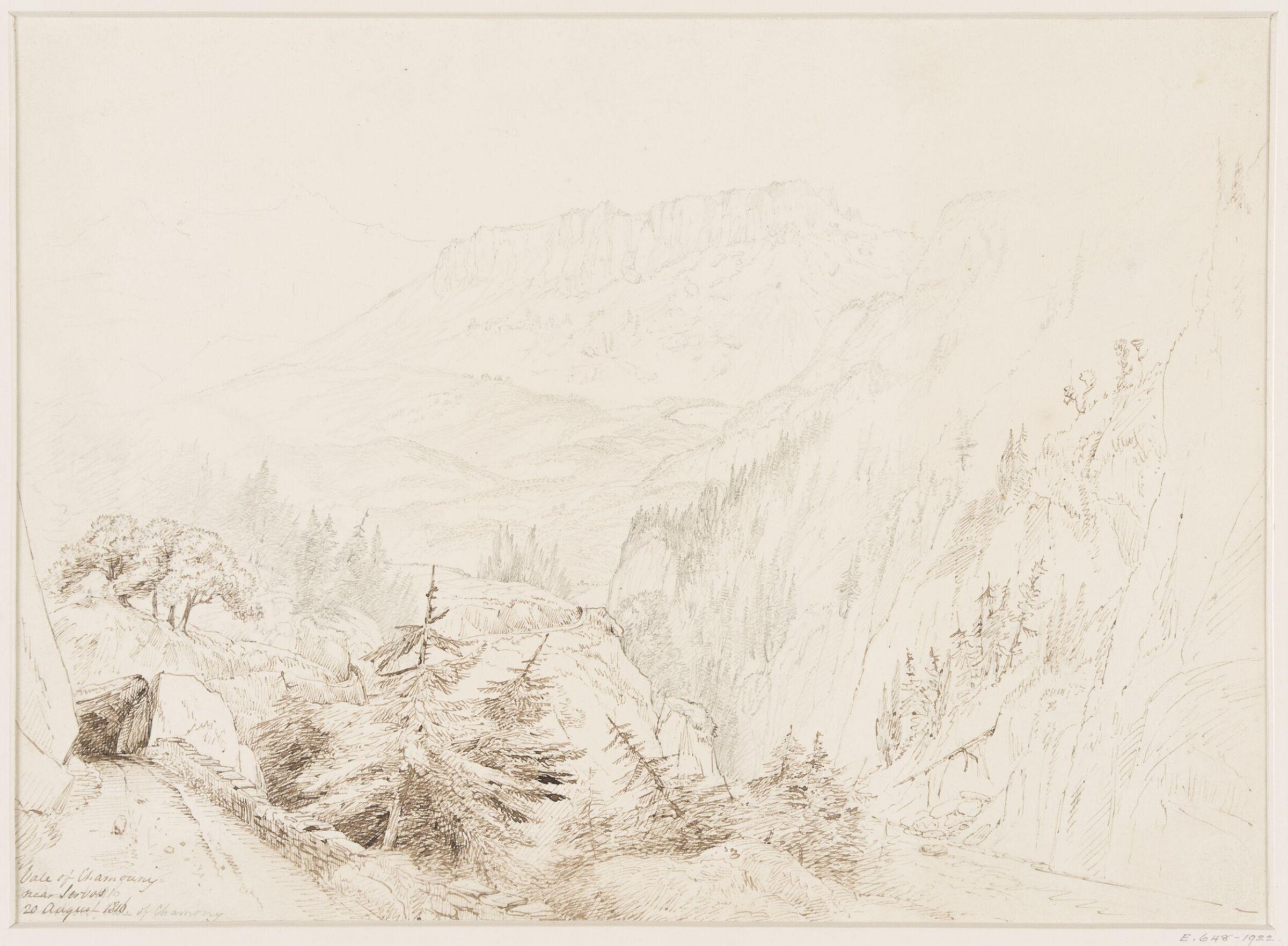 Drawing, Jeremiah Ames, 20/08/1816