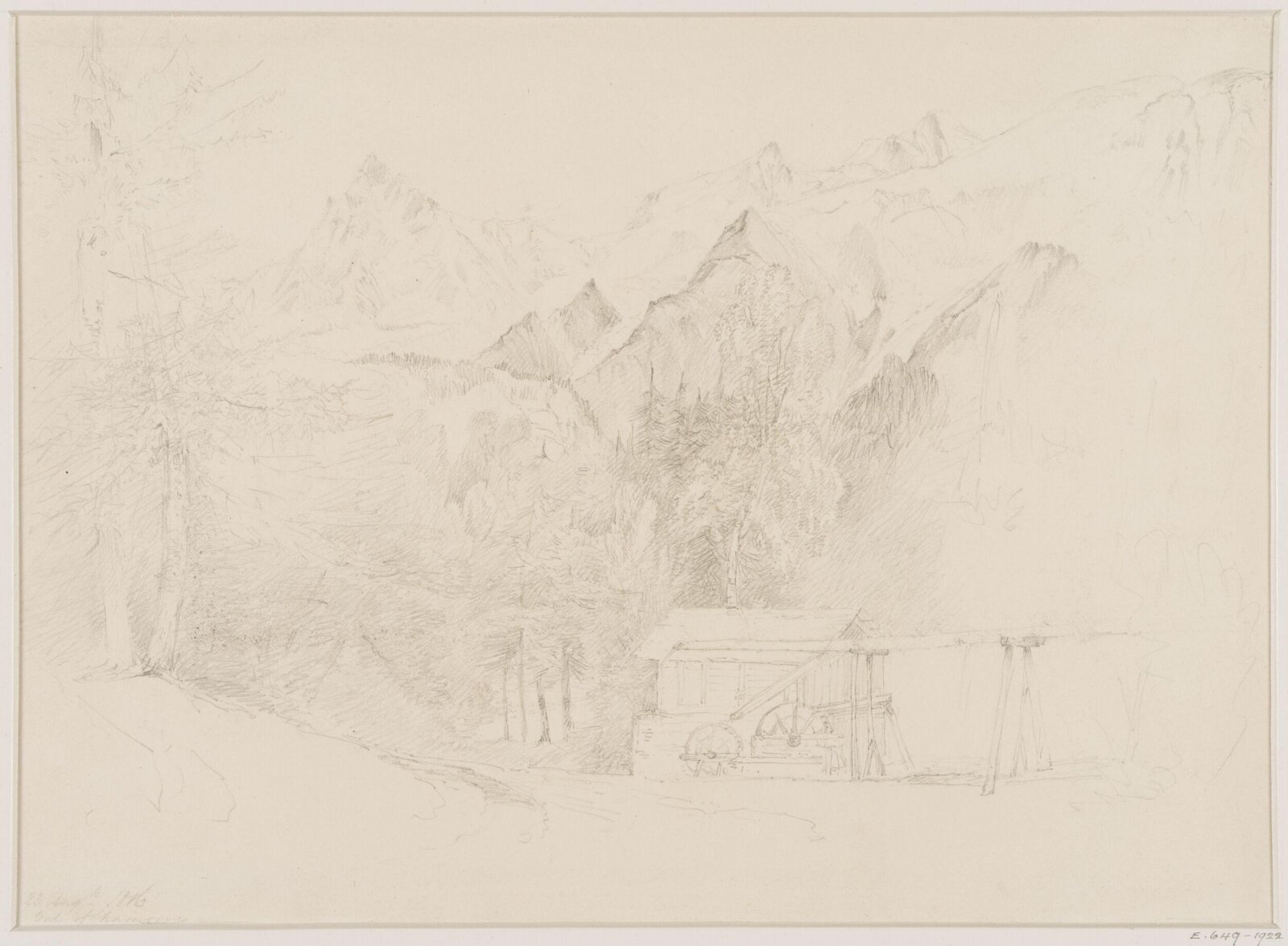 Drawing, Jeremiah Ames, 23/08/1816