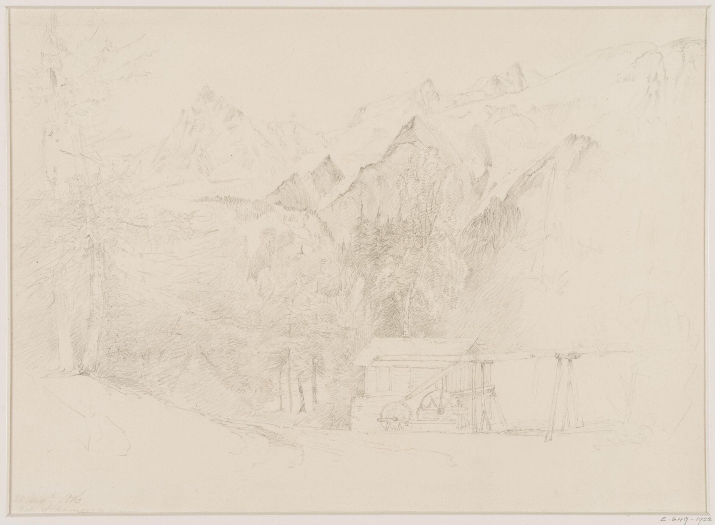 Drawing, Jeremiah Ames, 23/08/1816