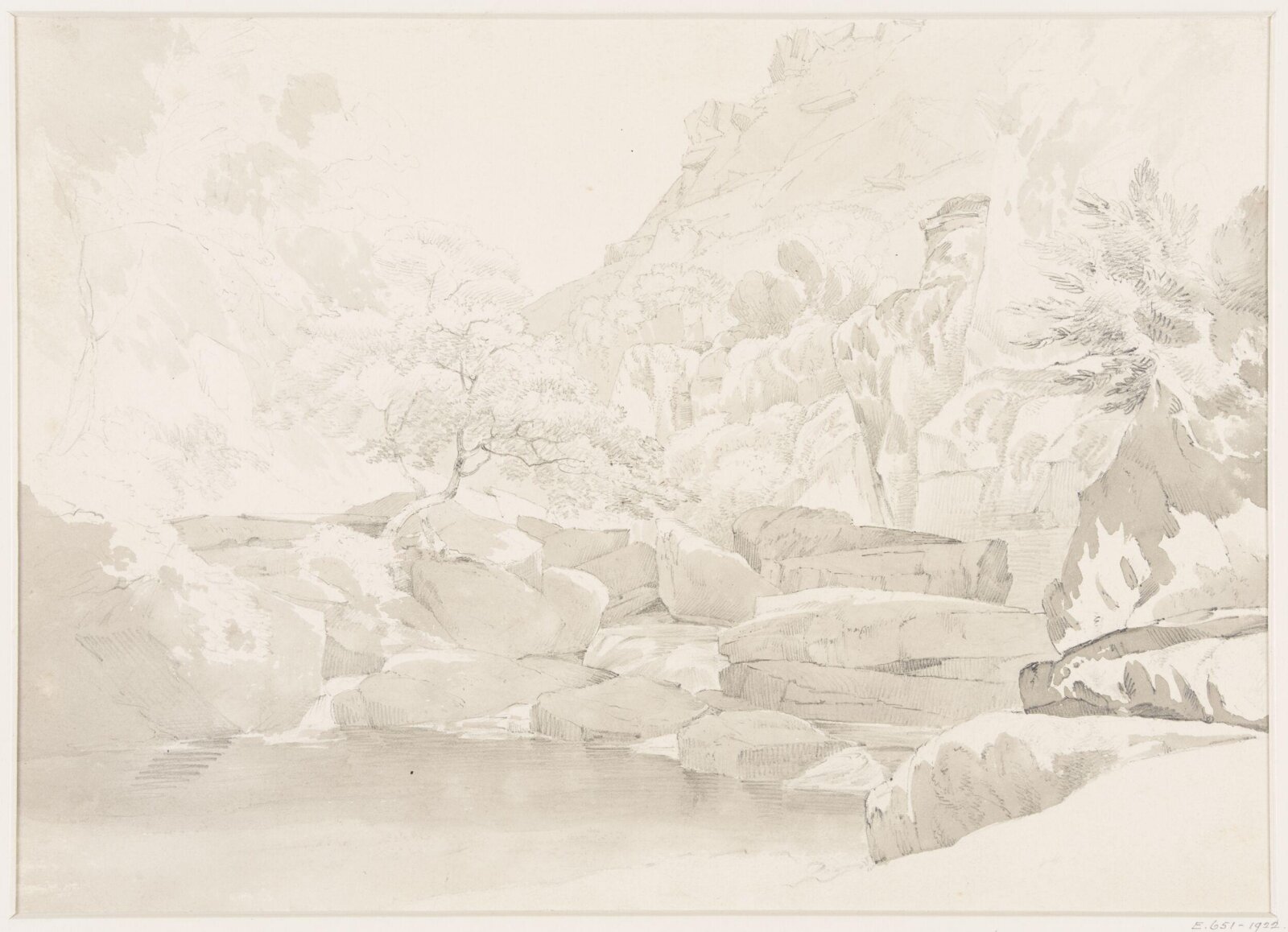 Drawing, Jeremiah Ames, c. 1816