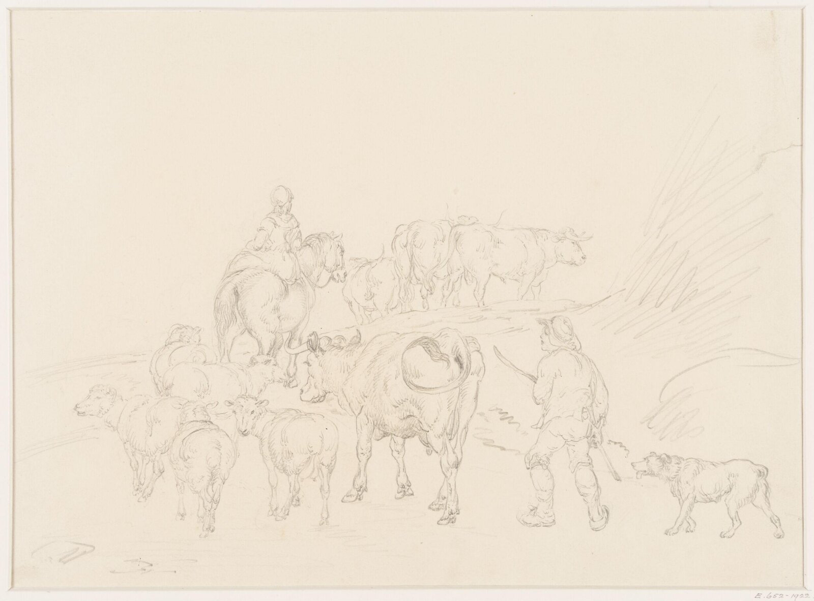 Drawing, Jeremiah Ames, ок. 1816