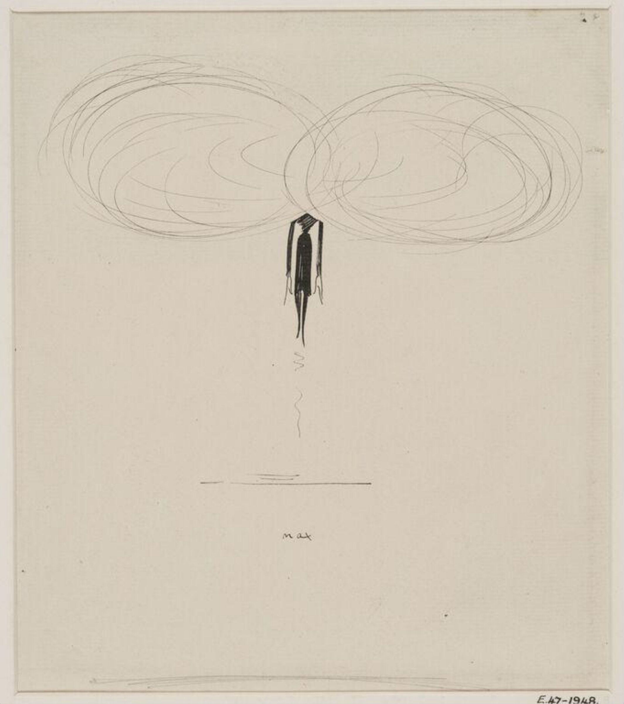 Drawing, Max Beerbohm, 1872-1948