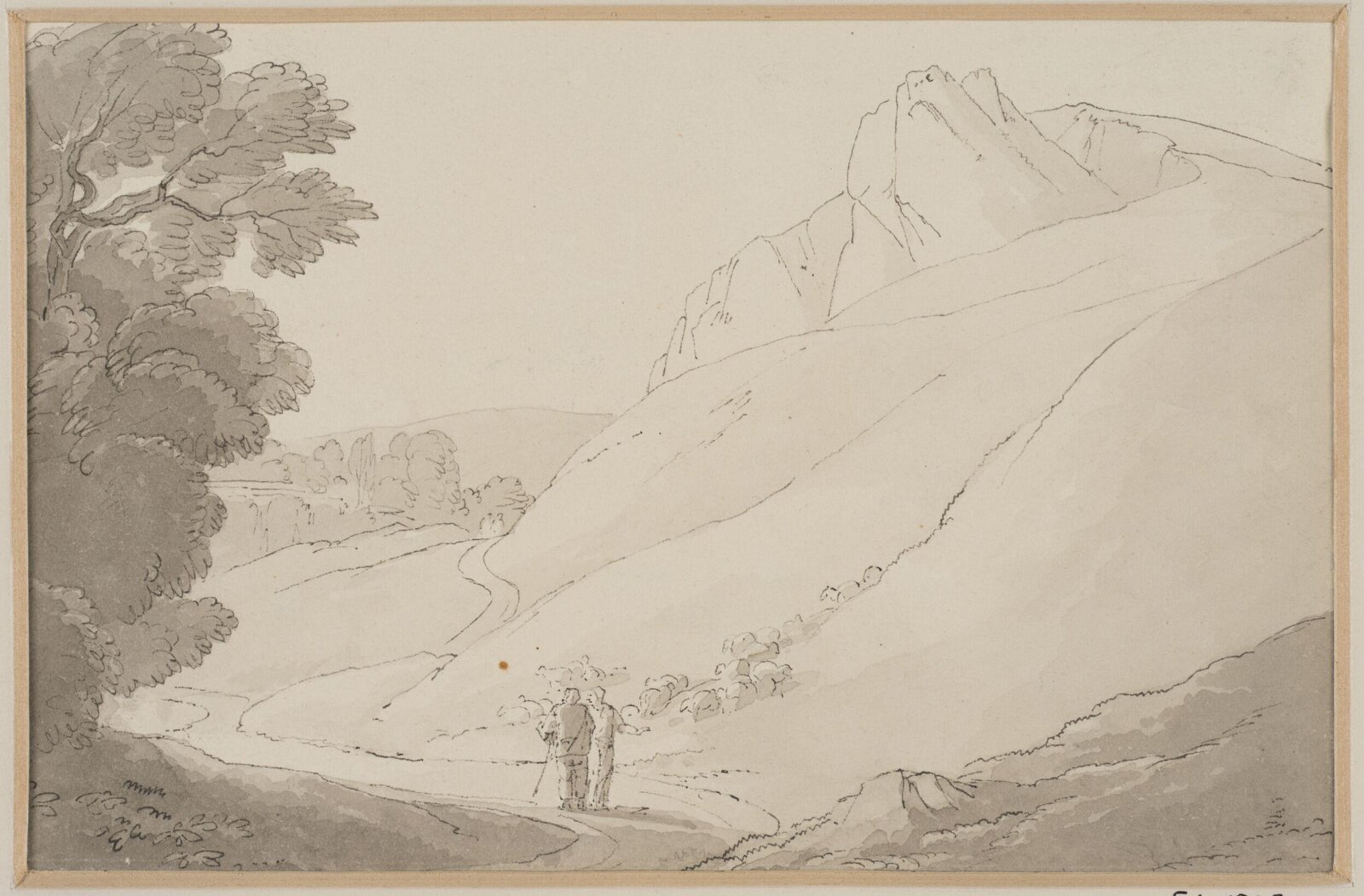 Drawing, John White Abbott, 13/10/1805