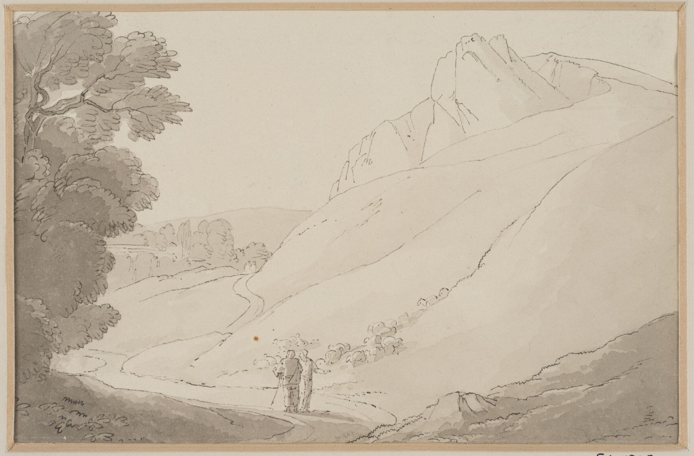 Drawing, John White Abbott, 13/10/1805