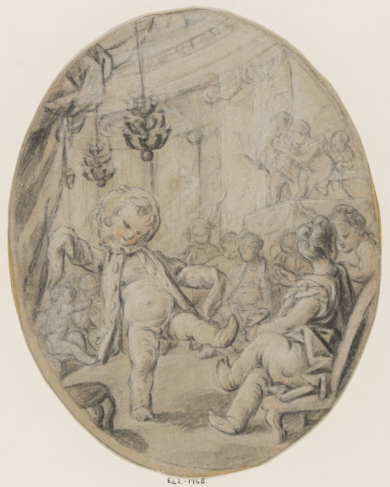Drawing, diana beauclerk, 1734-1808