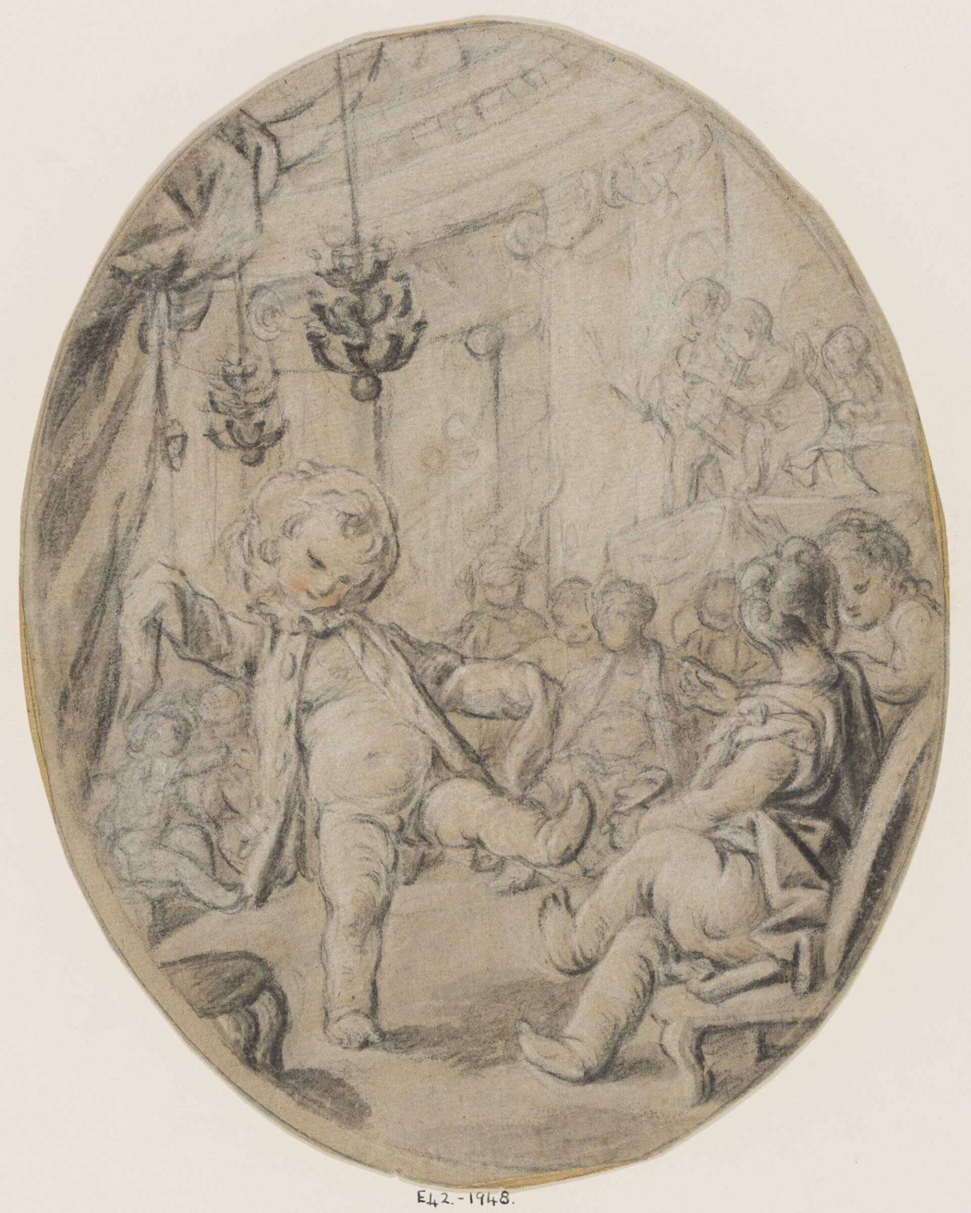 Drawing, diana beauclerk, 1734-1808