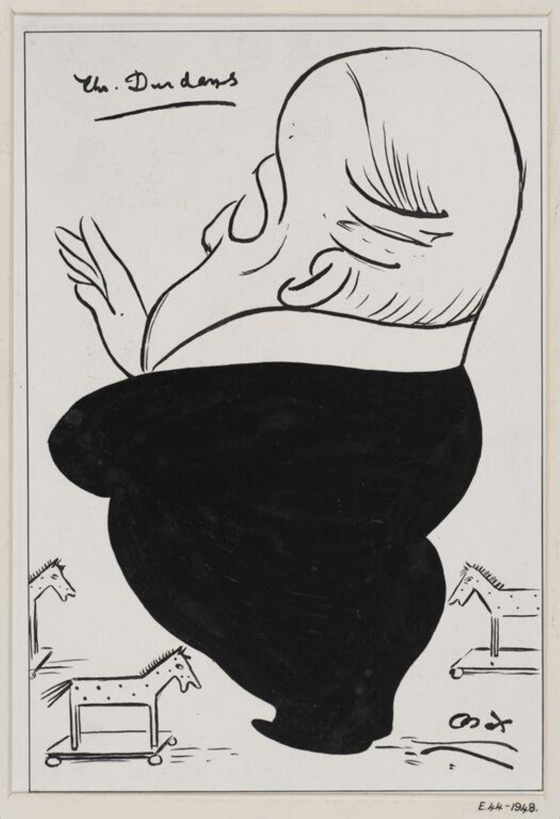 Drawing, Max Beerbohm, 1872-1948