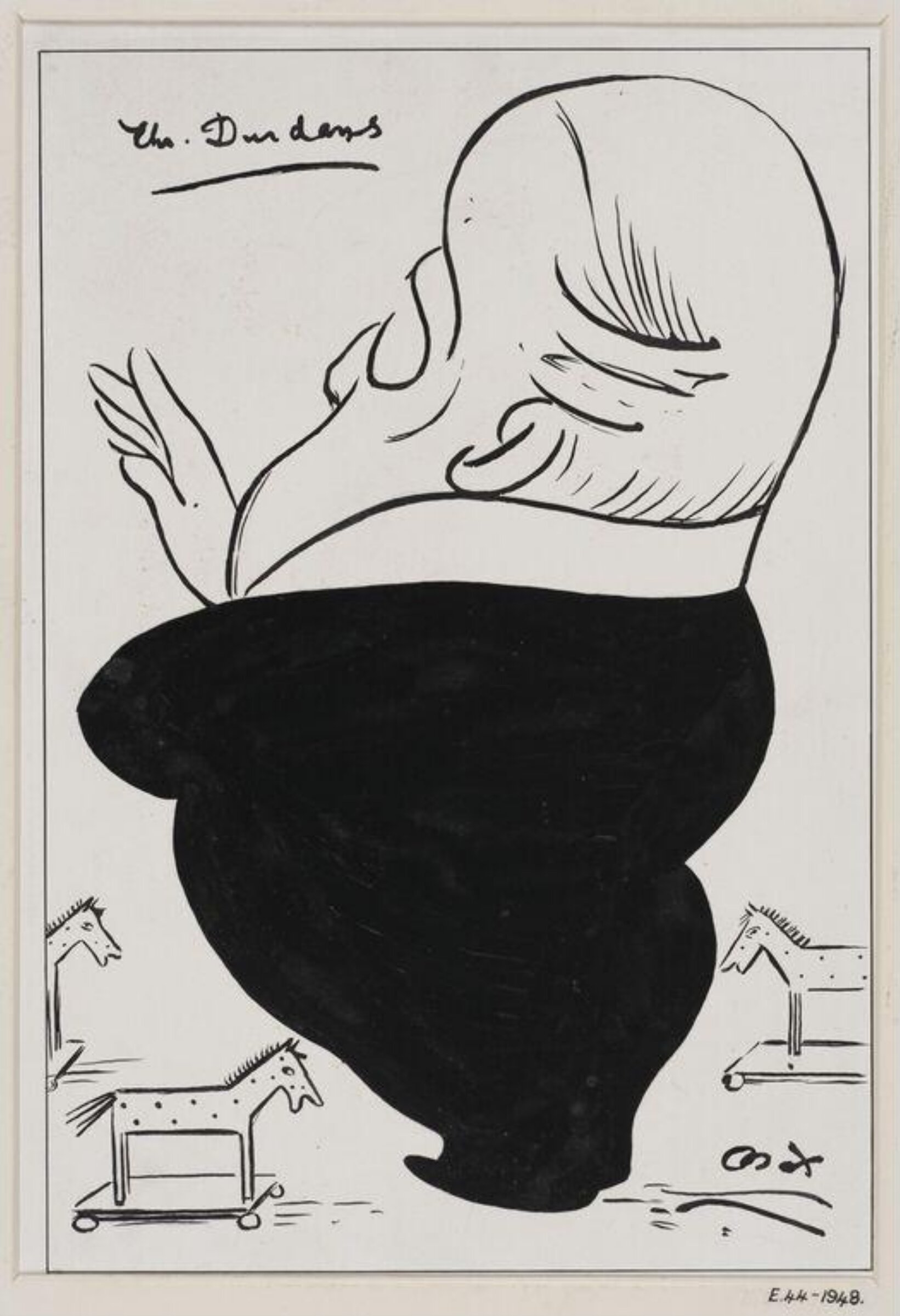 Drawing, Max Beerbohm, 1872-1948