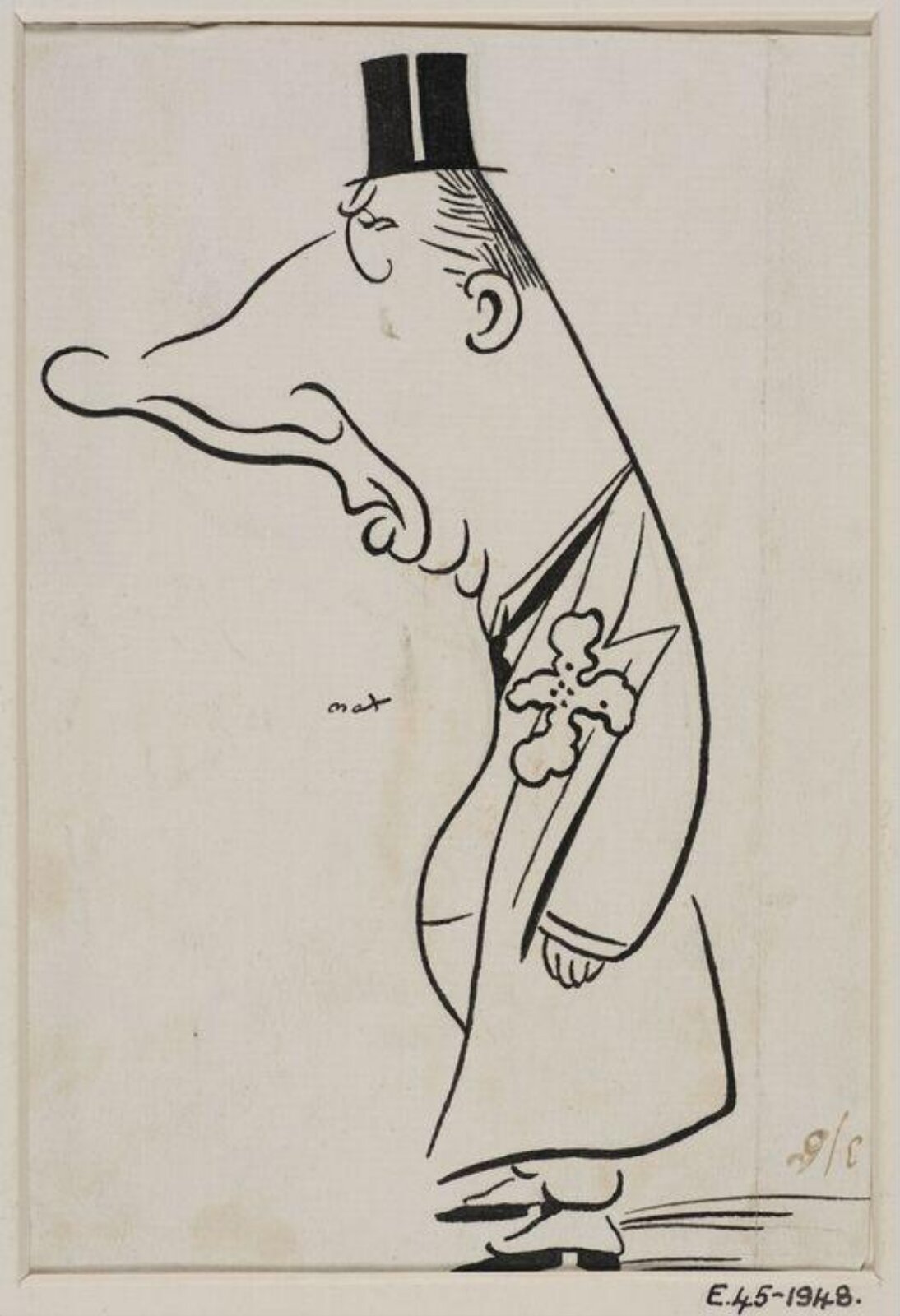 Drawing, Max Beerbohm, 1872-1948