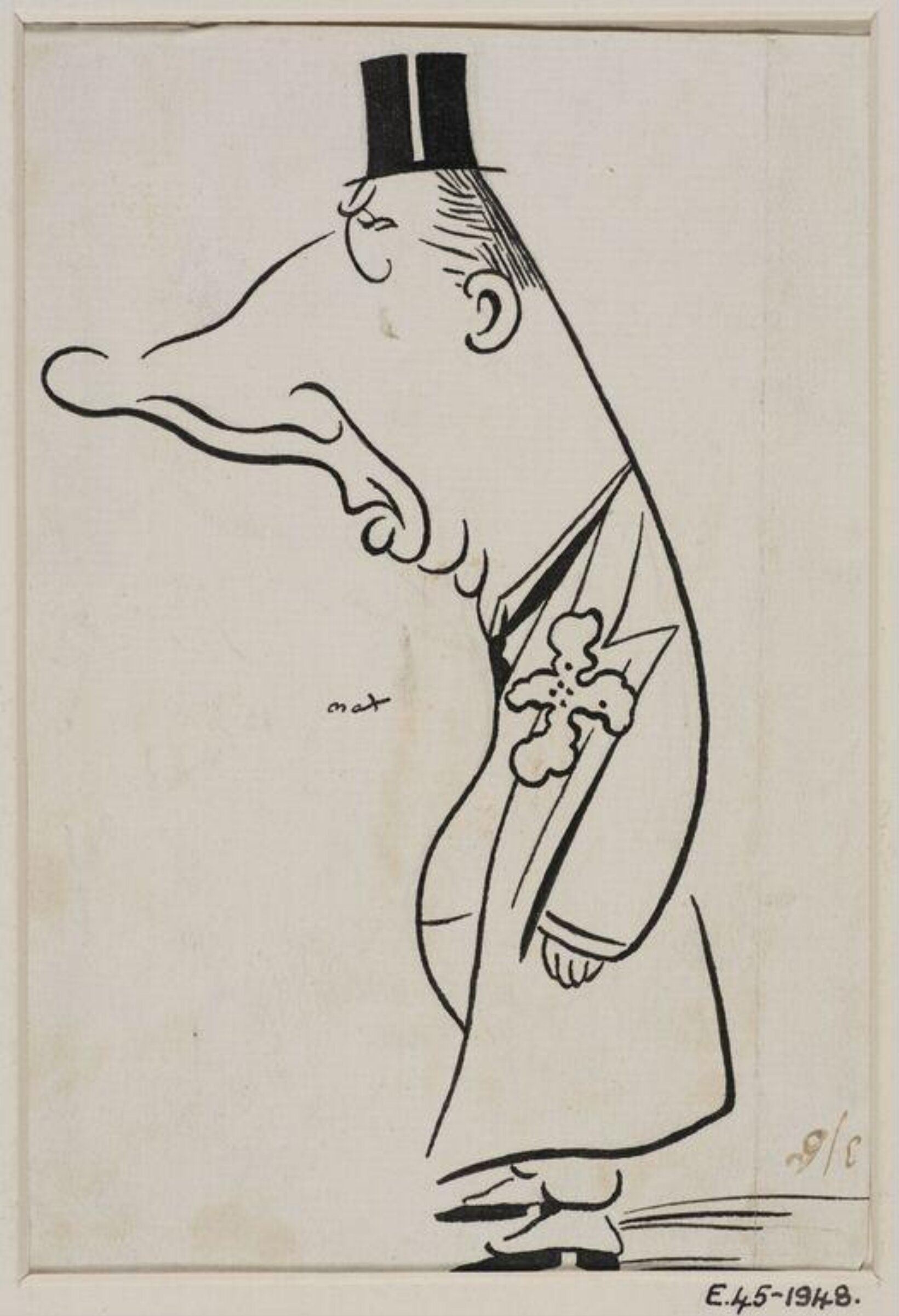 Drawing, Max Beerbohm, 1872-1948
