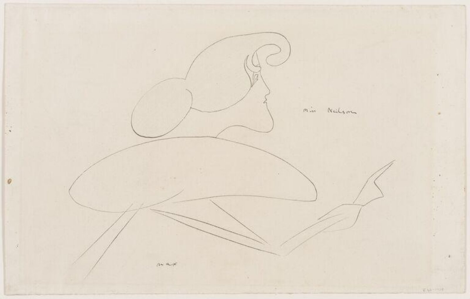 Drawing, Max Beerbohm, 1872-1948