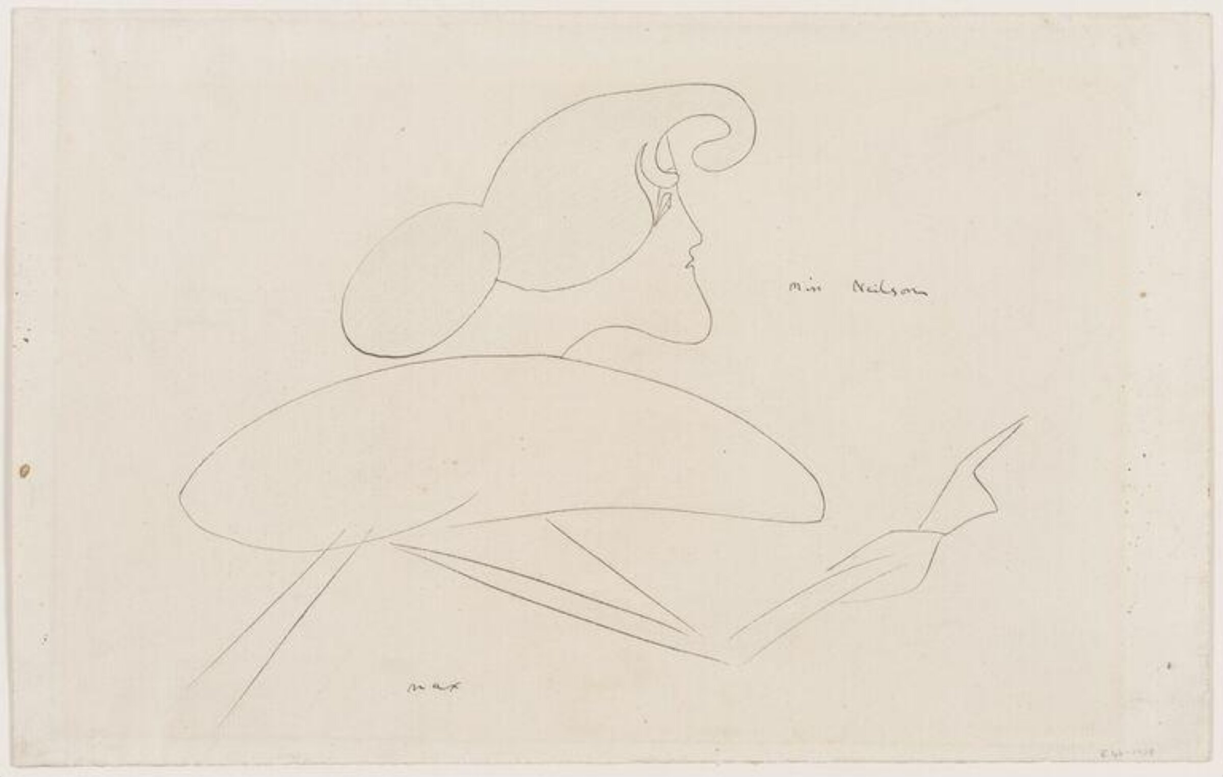 Drawing, Max Beerbohm, 1872-1948