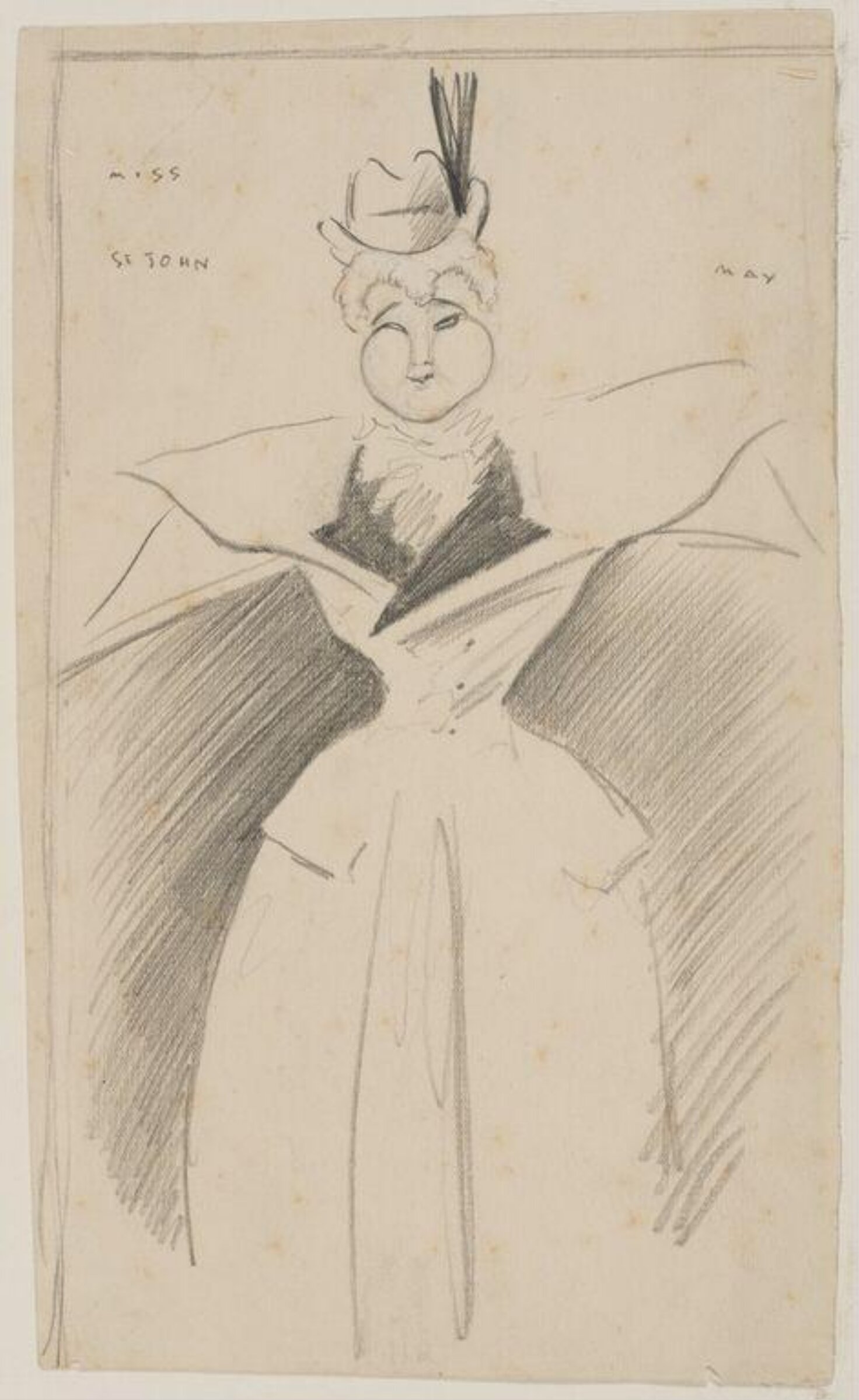 Drawing, Max Beerbohm, 1872-1948