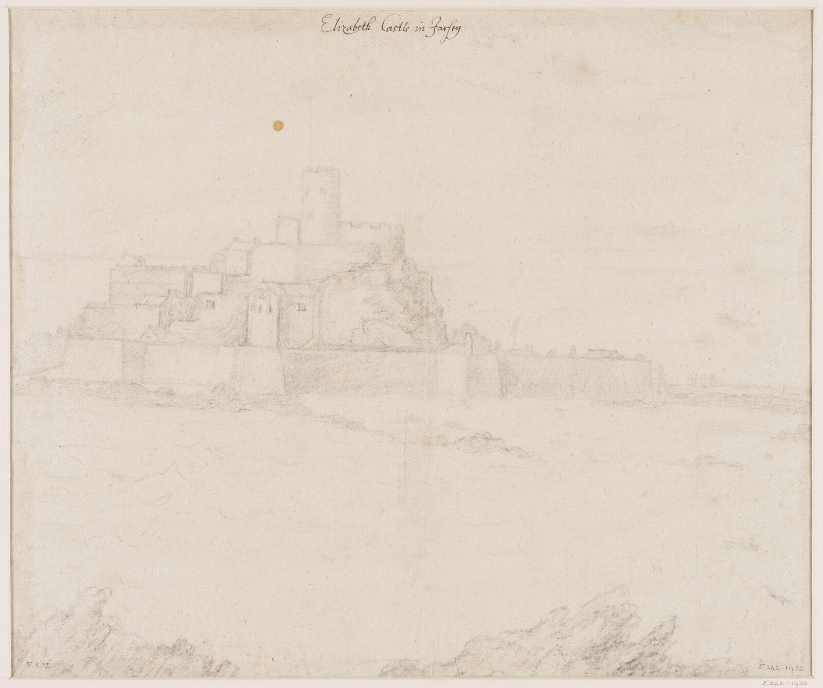 Elizabeth Castle, Jersey, ca. 1700