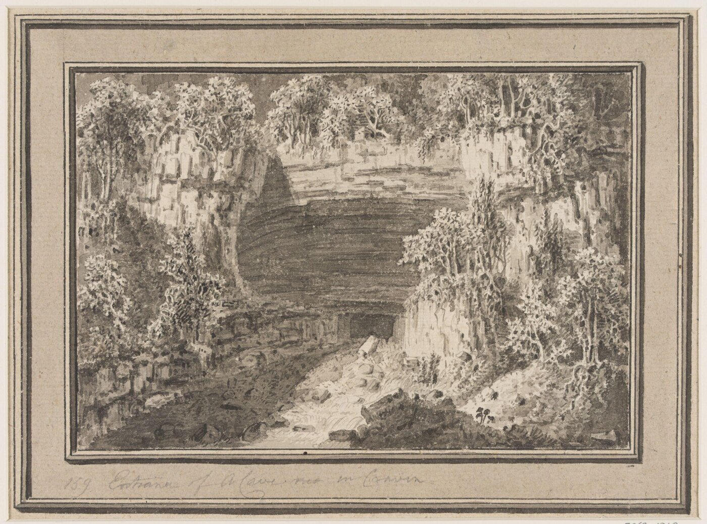 Unknown, Entrance of a Cave in Craven