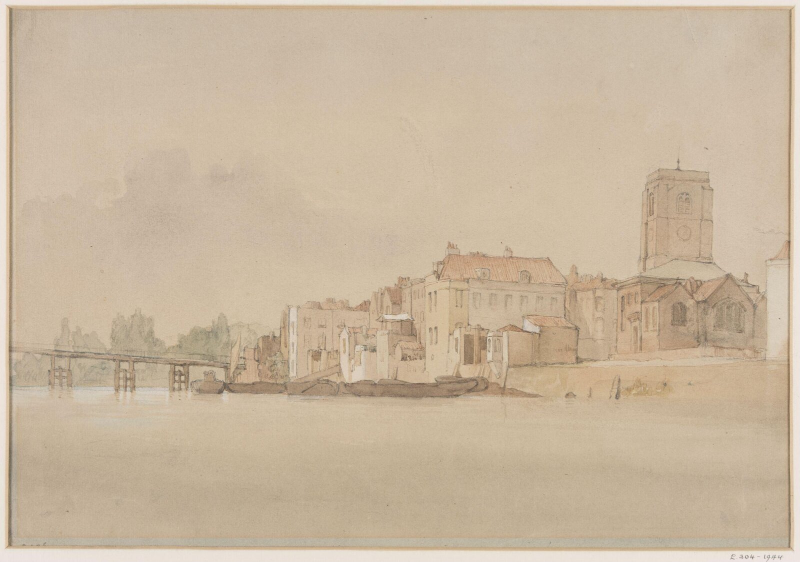 Watercolour drawing, early 19th century