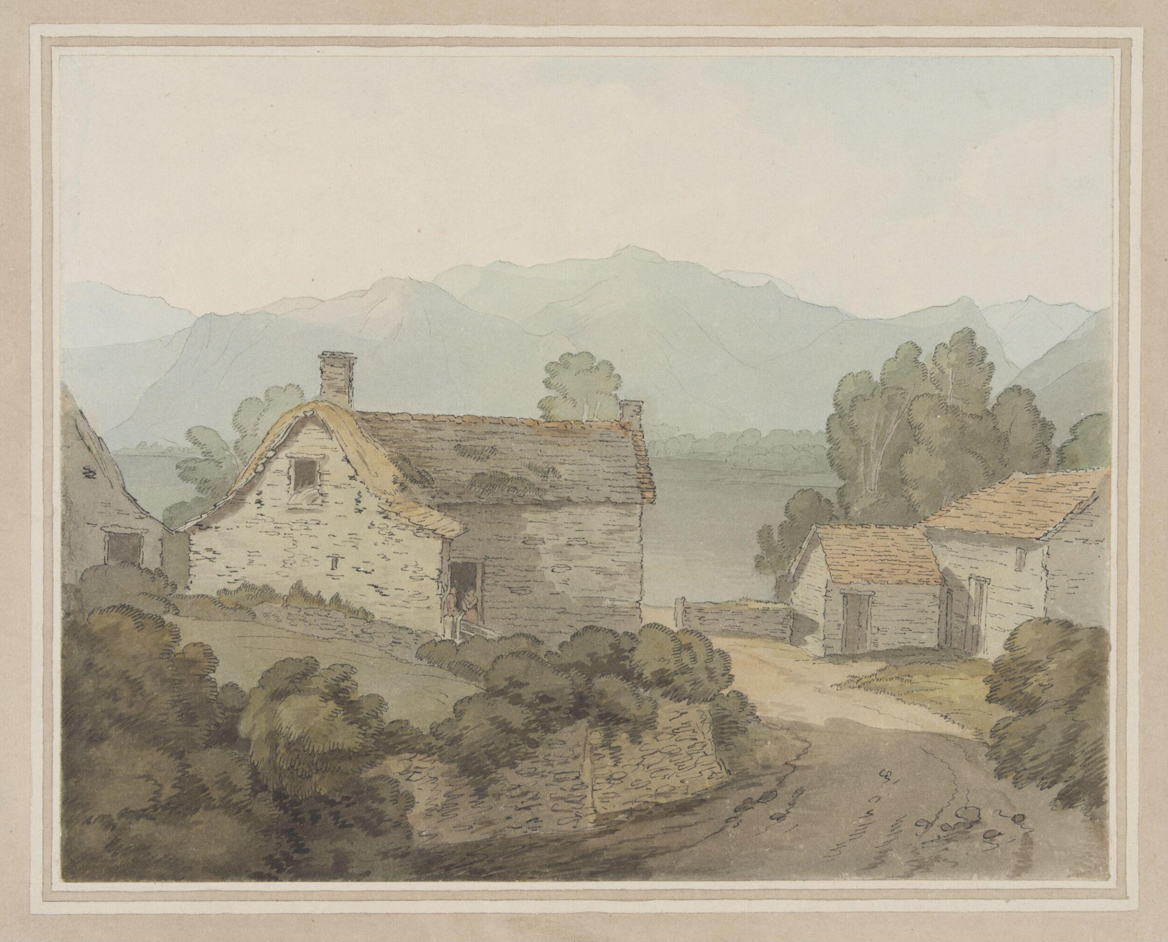 On Ullswater, Cumberland, John White Abbott, 8 July 1791