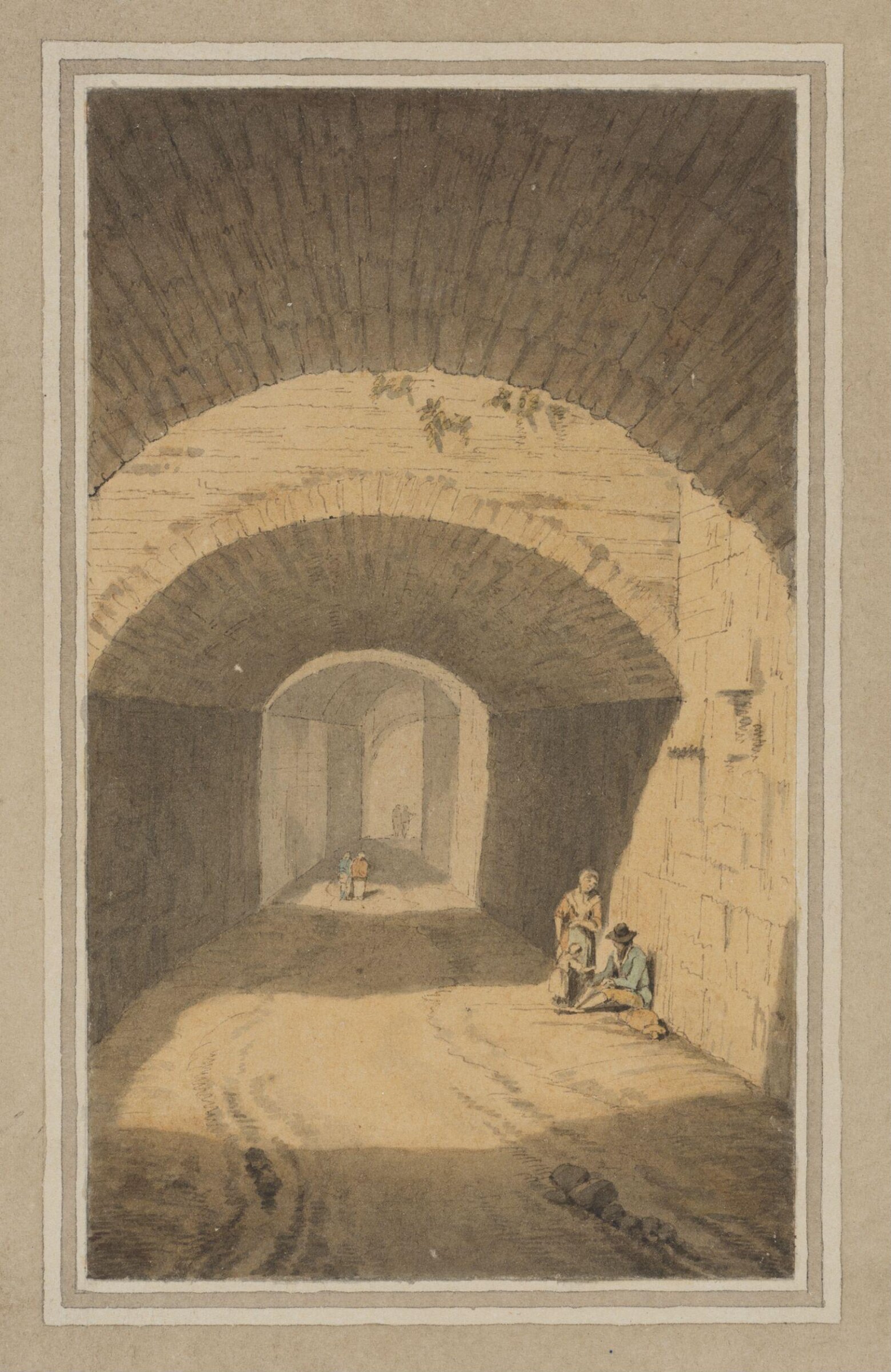 A Subterranean Passage to the Quarry at Liverpool, John White Abbott, 17 July 1791
