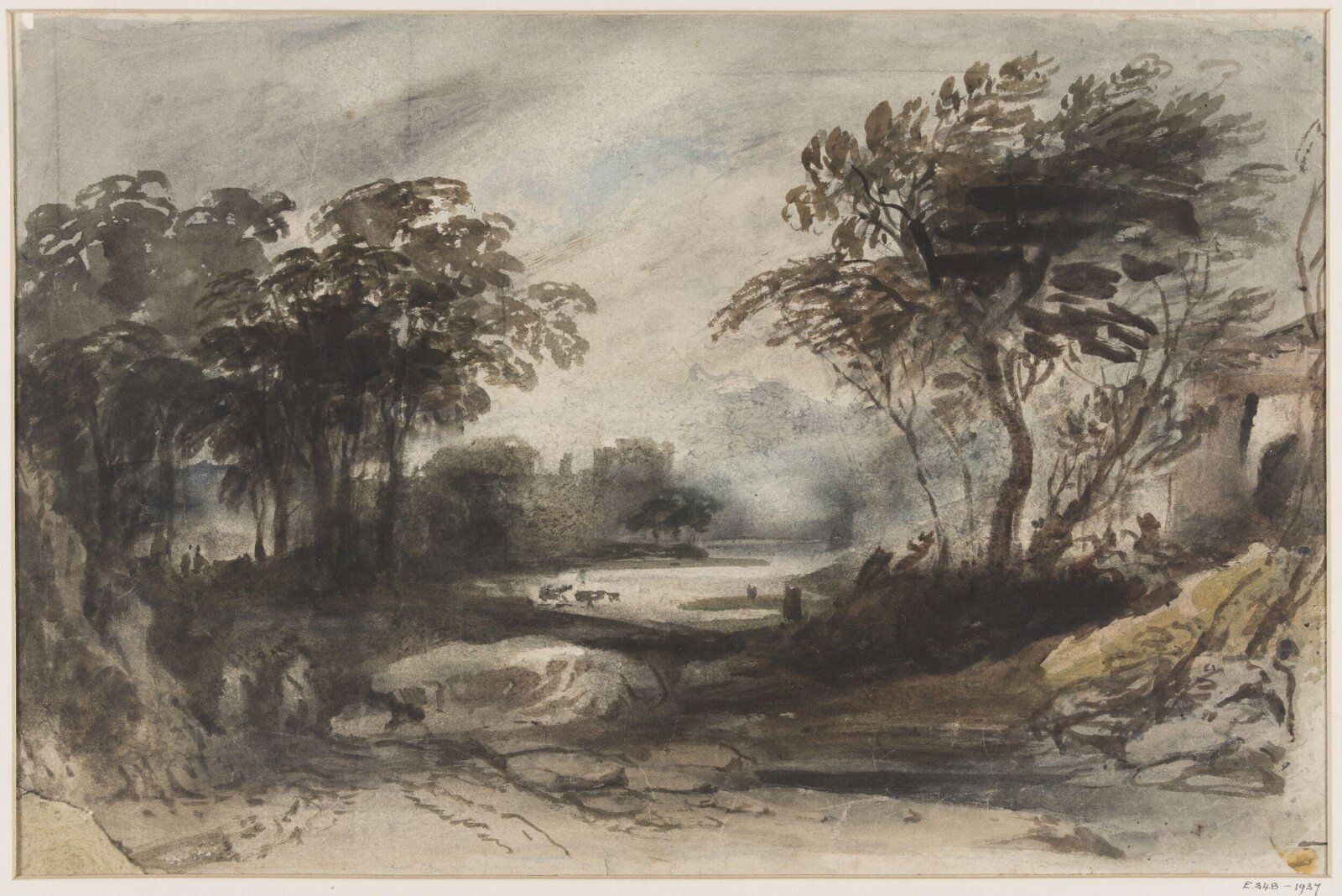 Watercolour drawing, ca. 1800