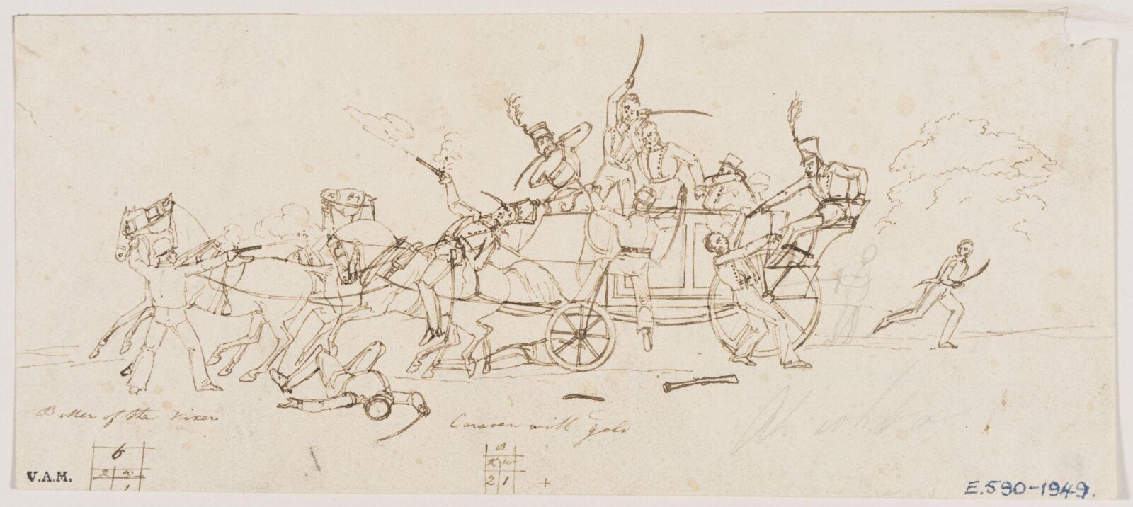 Drawing, 1800-1825