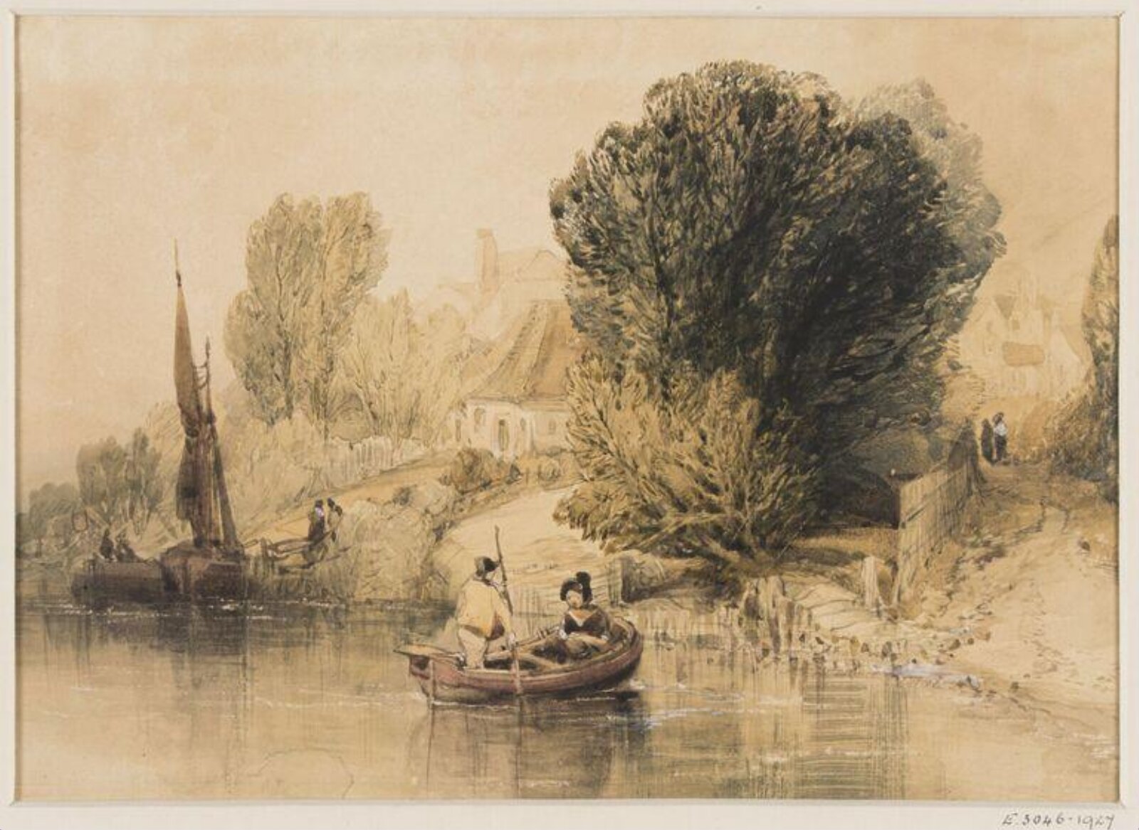 Watercolour drawing, 19th century