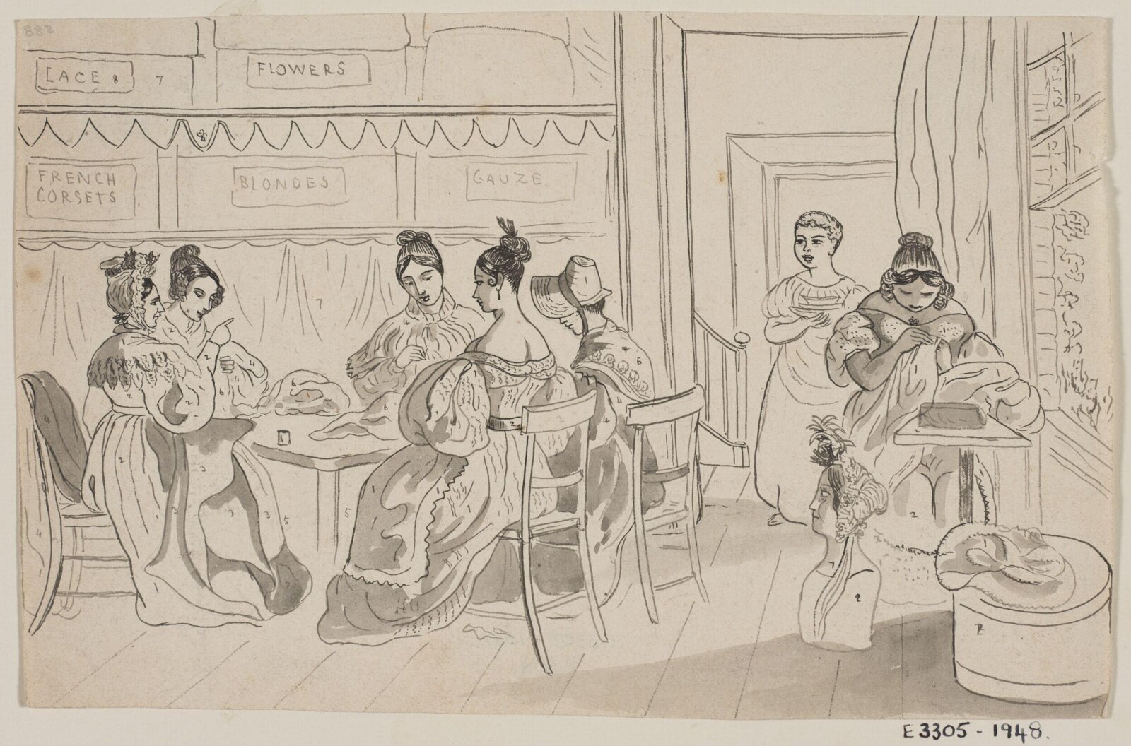 Drawing, 1836