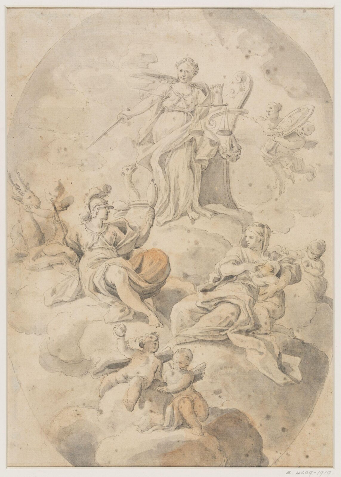 Drawing, 1700-1799