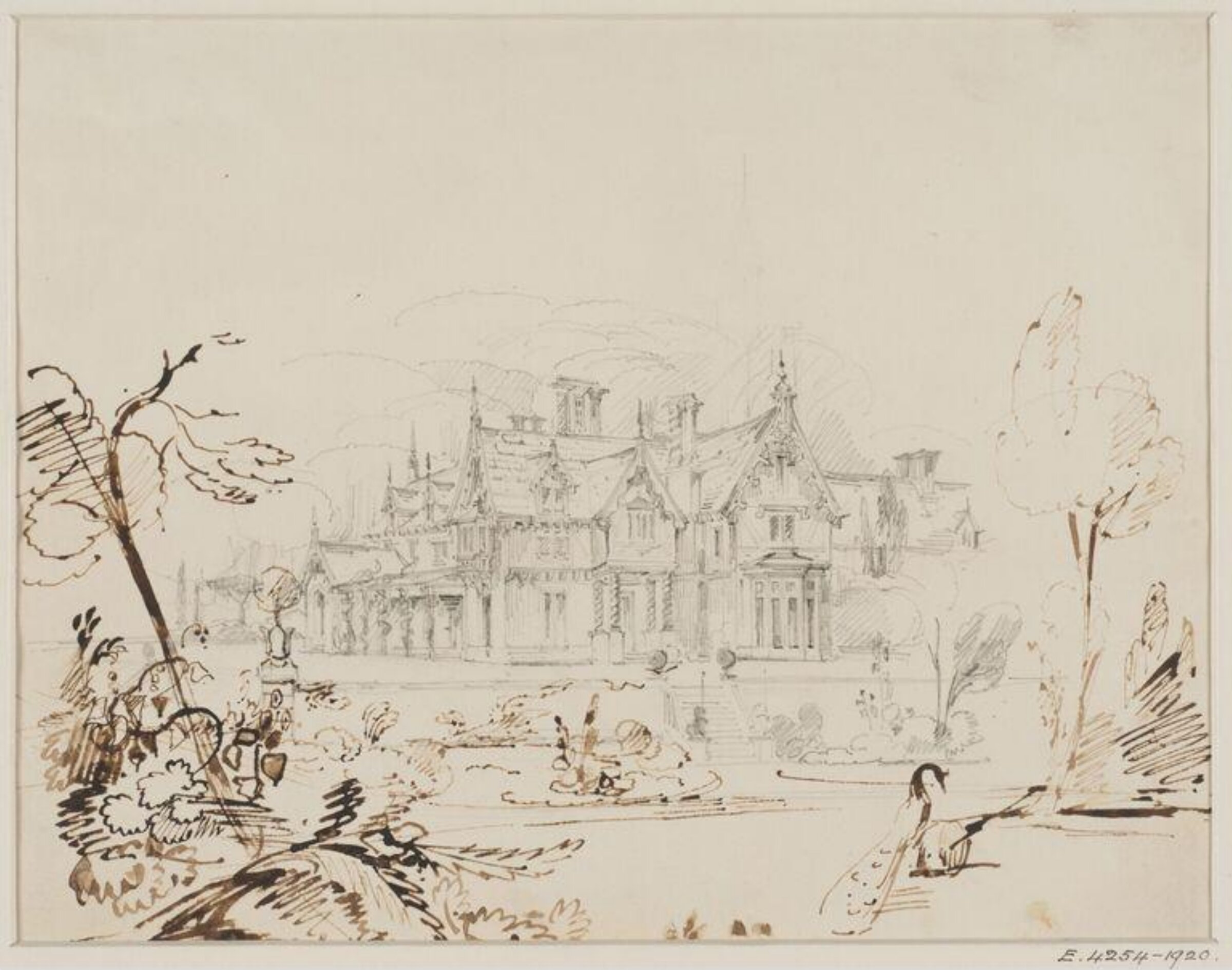Drawing, Edward Dayes, c. 1783-1804