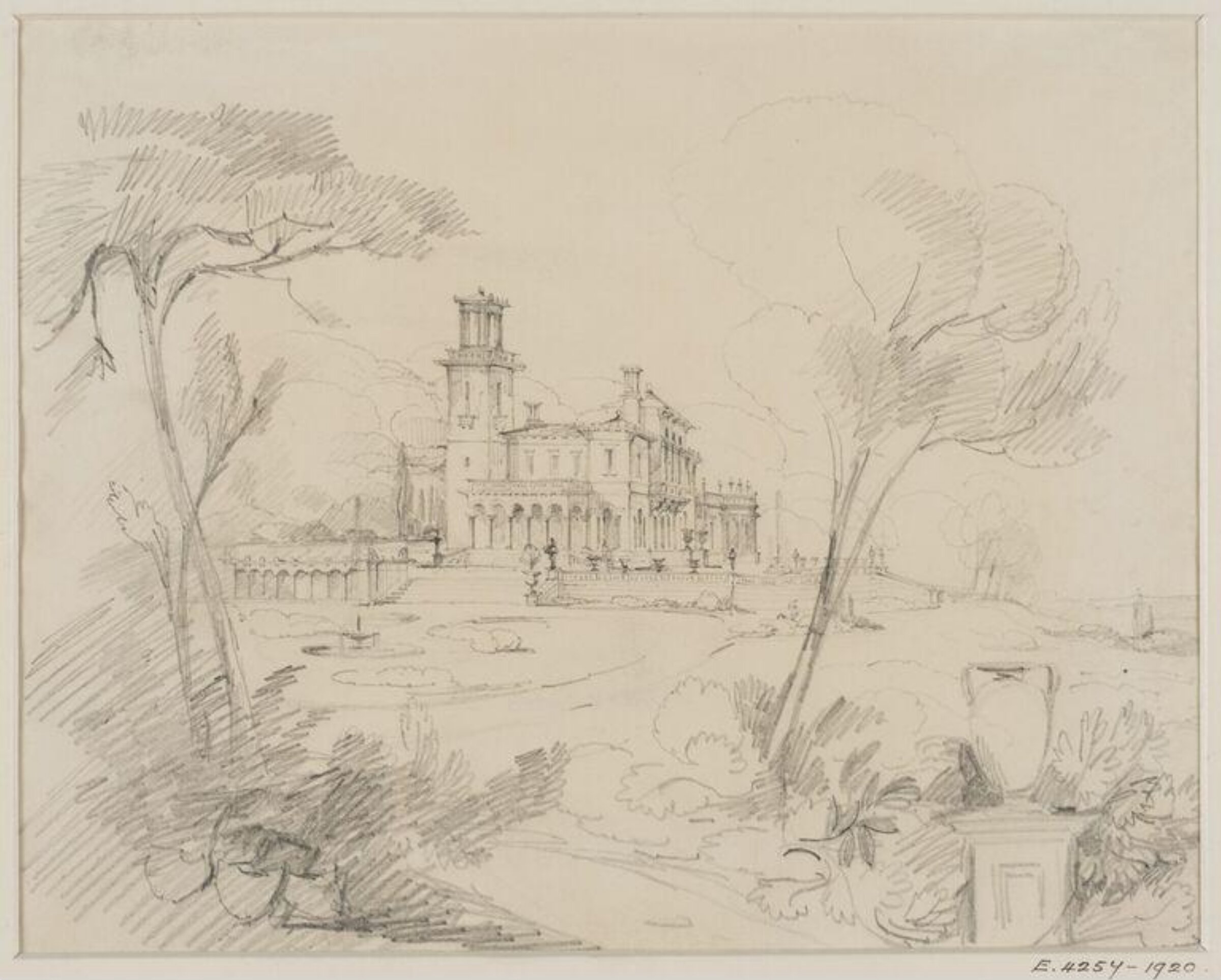 Drawing, Edward Dayes, c. 1783-1804