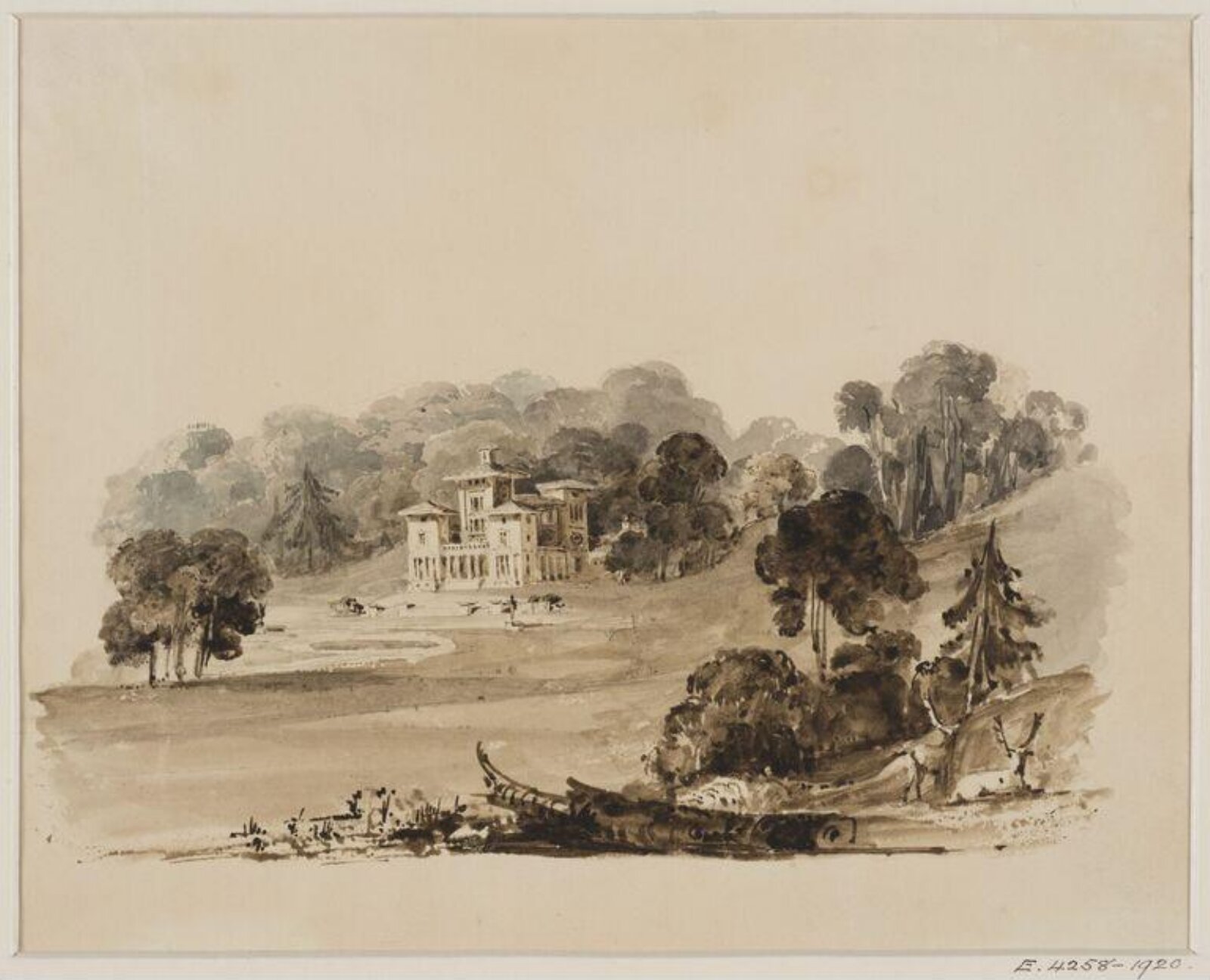 Drawing, Edward Dayes, c. 1783-1804