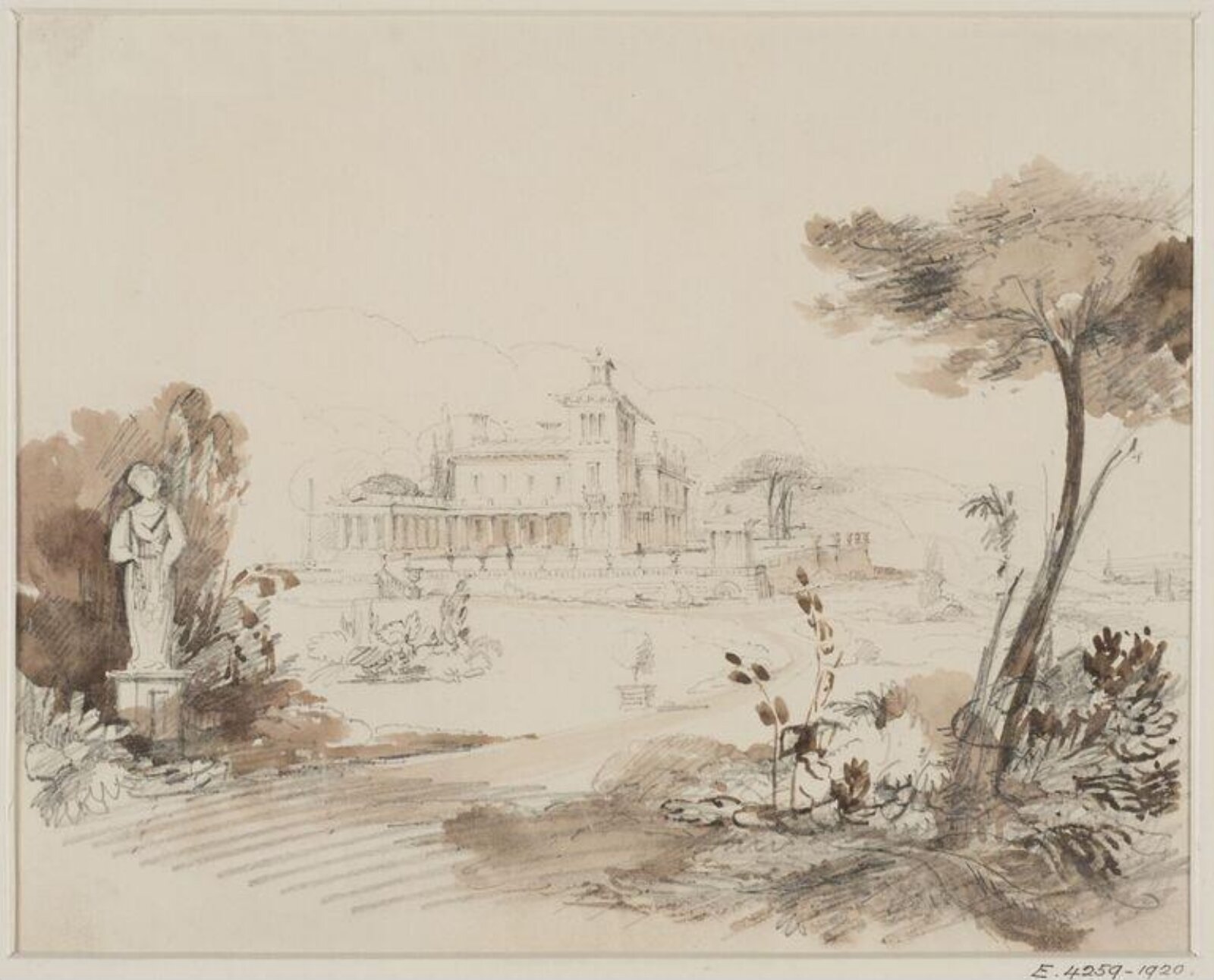 Drawing, Edward Dayes, c. 1783-1804