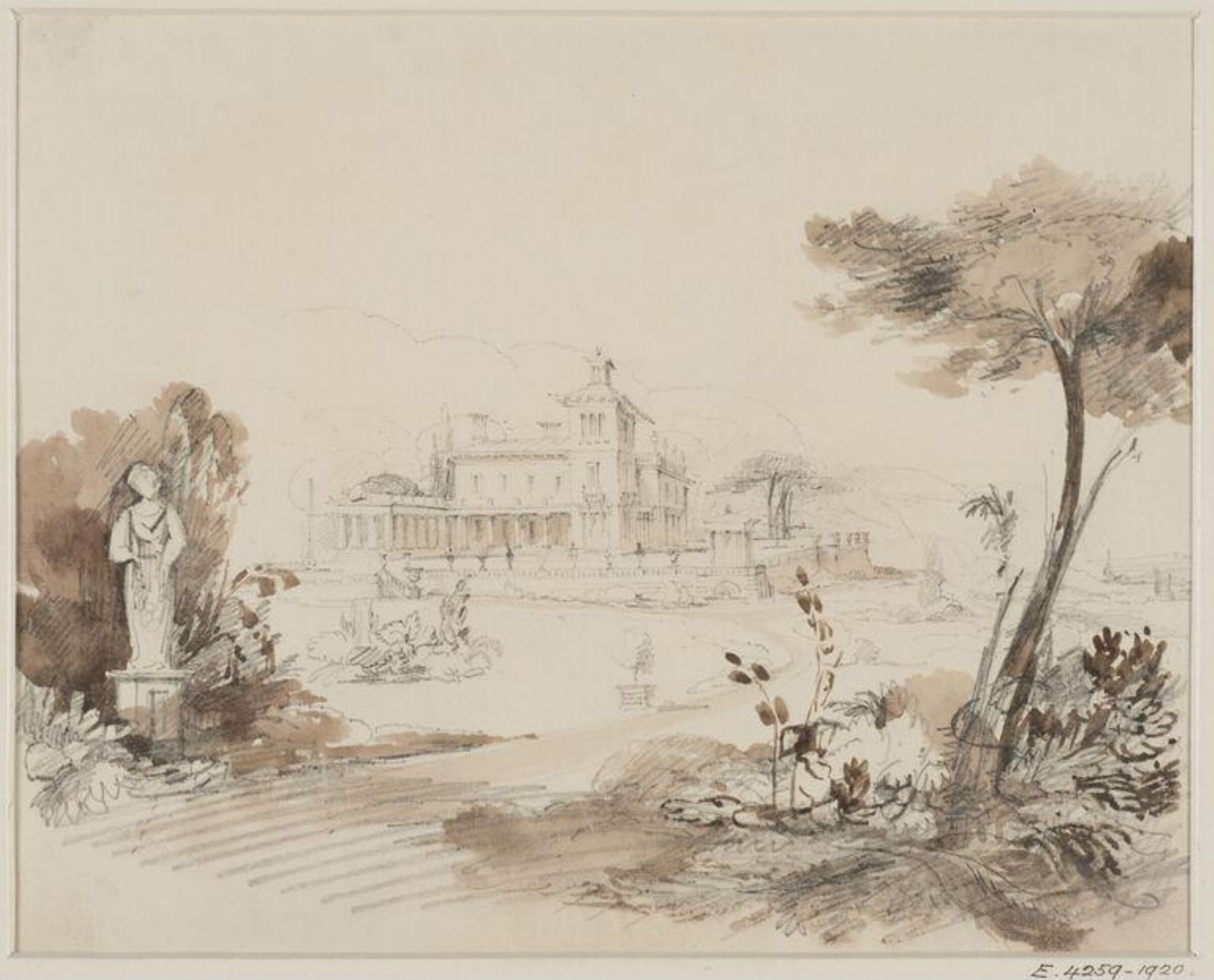 Drawing, Edward Dayes, c. 1783-1804
