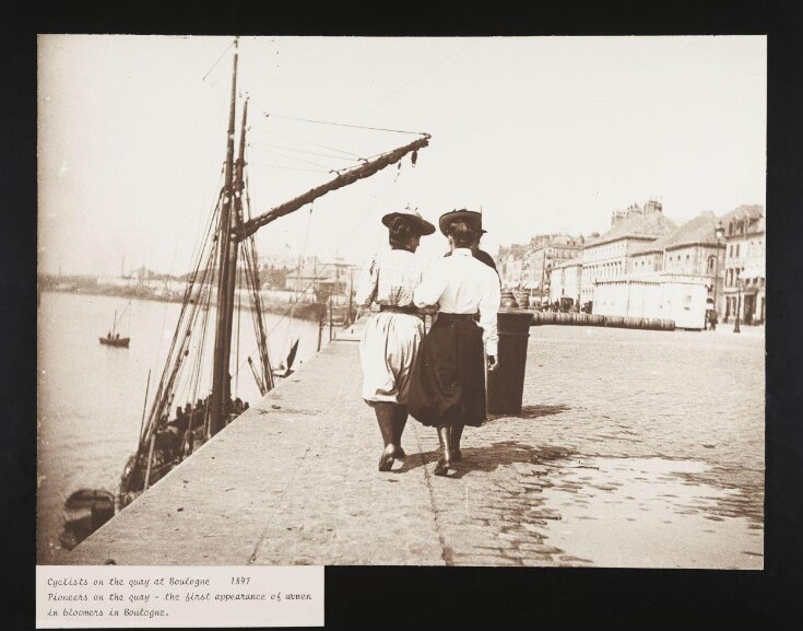 Cyclists on the Quay at Boulogne top image