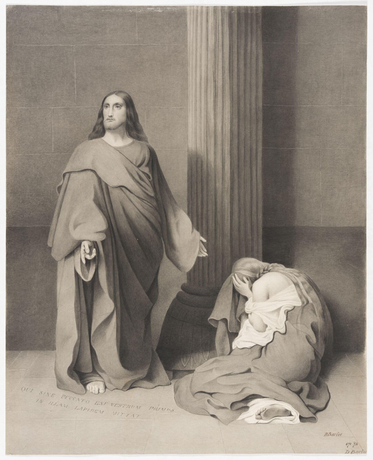 Go and Sin No More, Thomas Dalling Barlee, 19th century