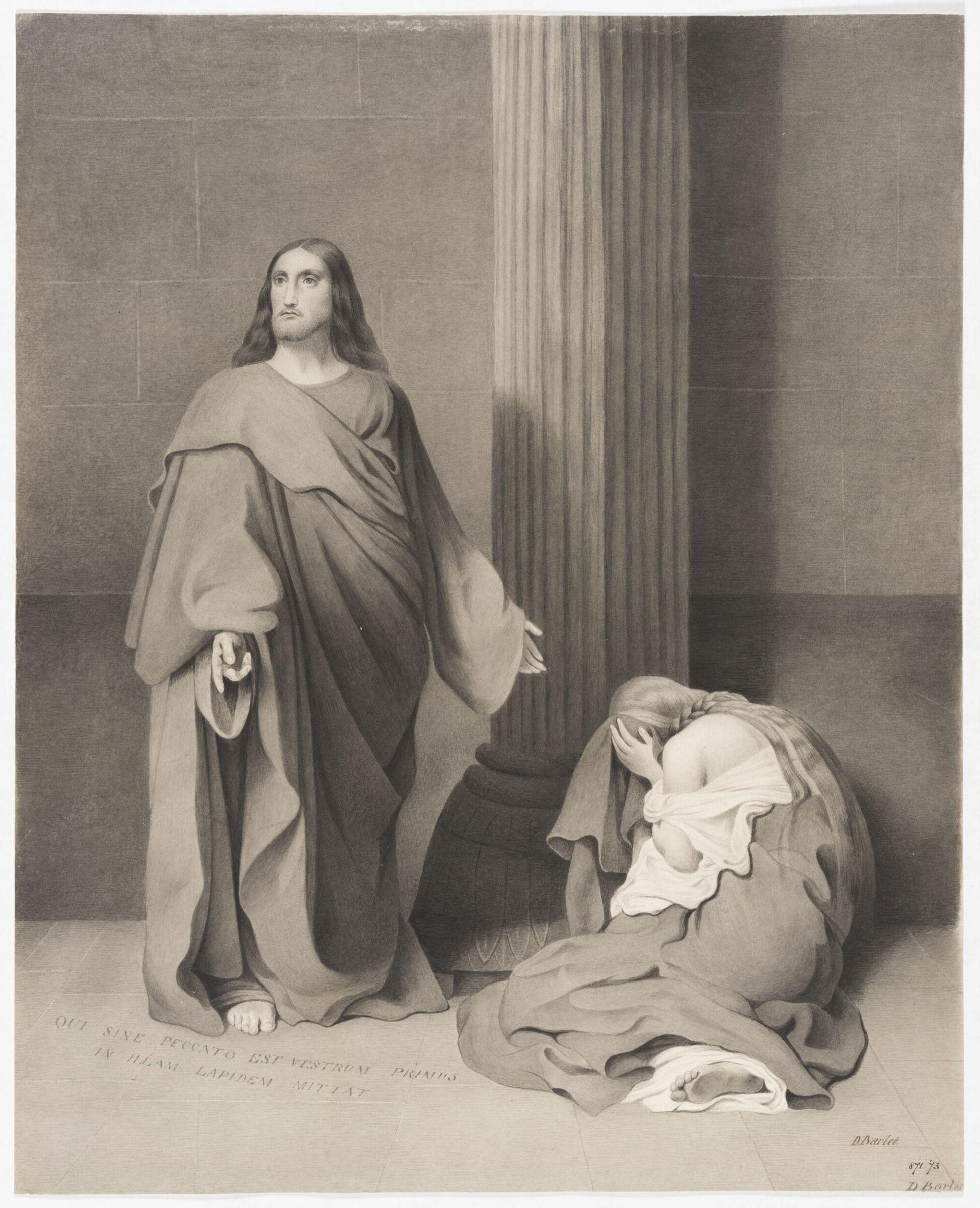 Go and Sin No More, Thomas Dalling Barlee, 19th century
