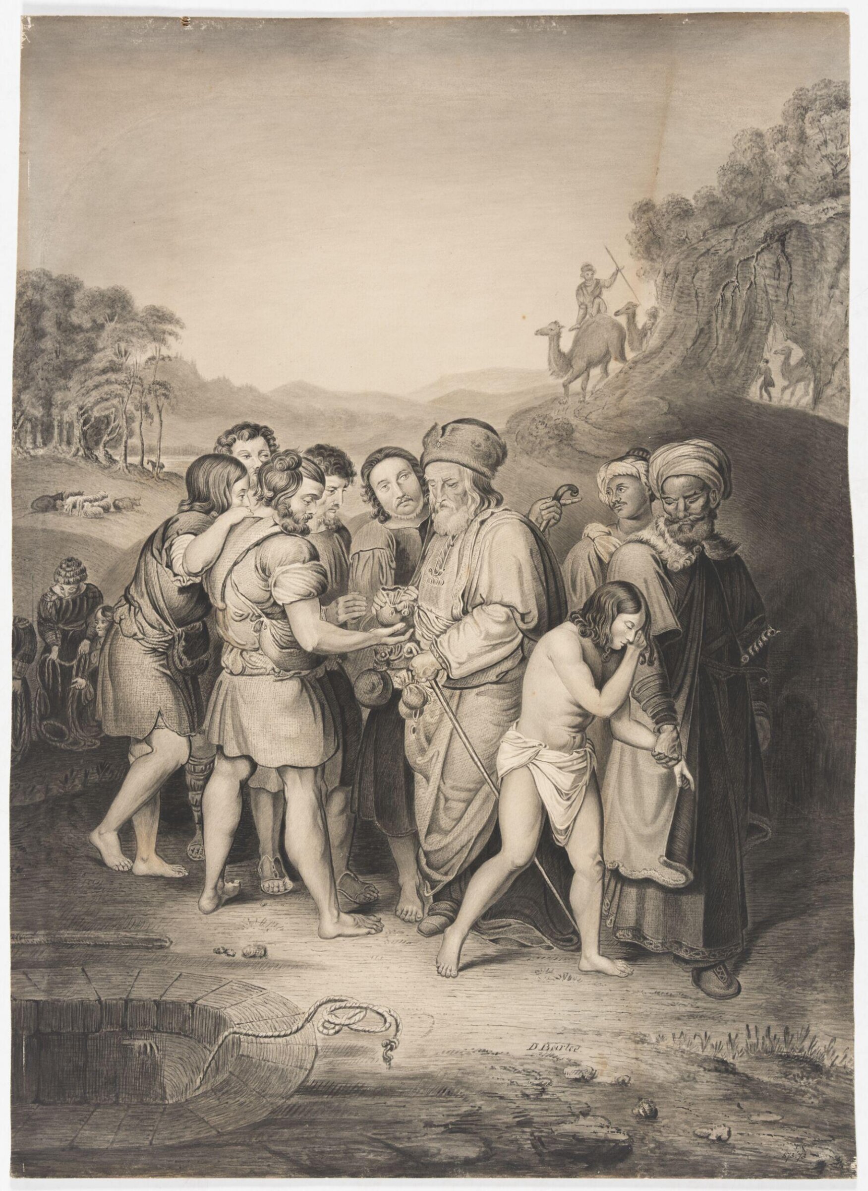 Joseph and his brethren, Thomas Dalling Barlee, 19th century