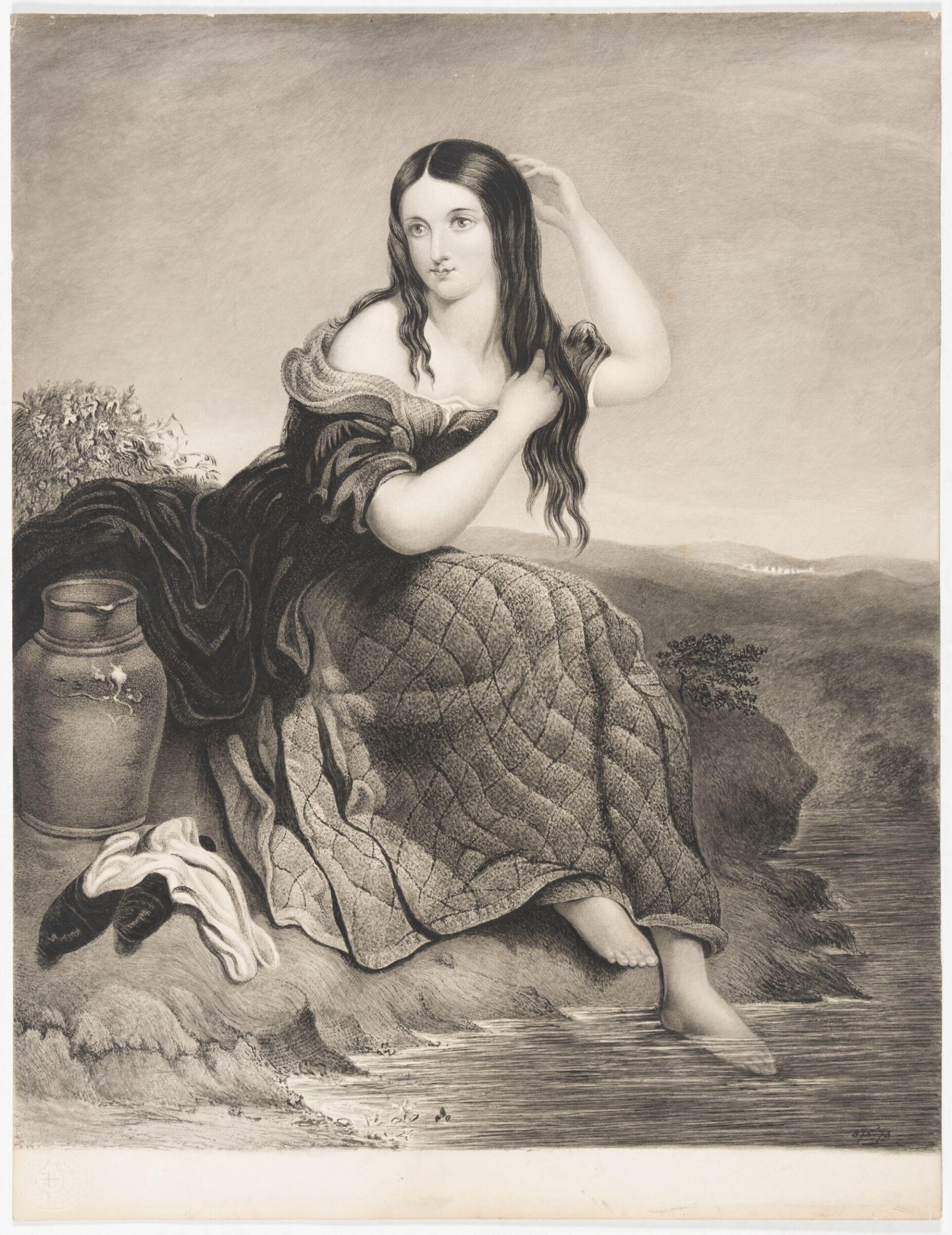 Nature's Toilet, Thomas Dalling Barlee, 19th century
