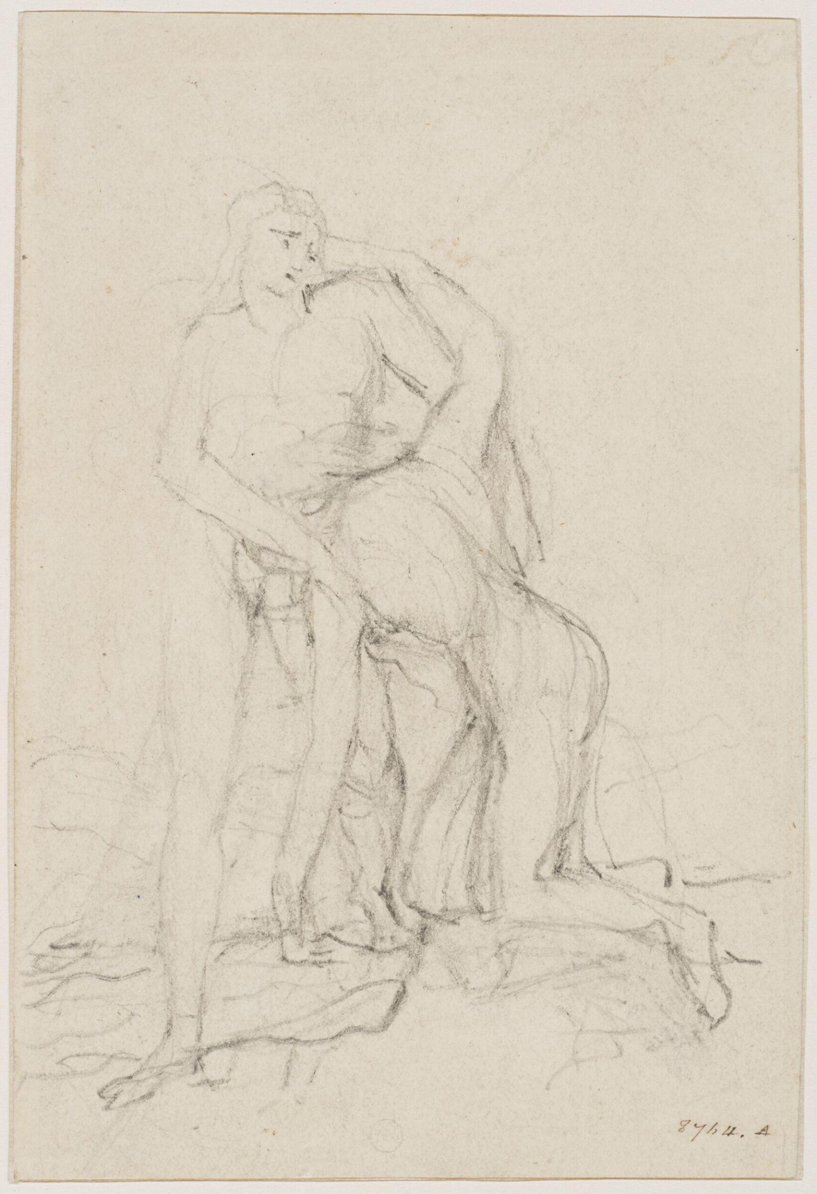 Milton and Ololon, Уильям Блейк, 1807-8