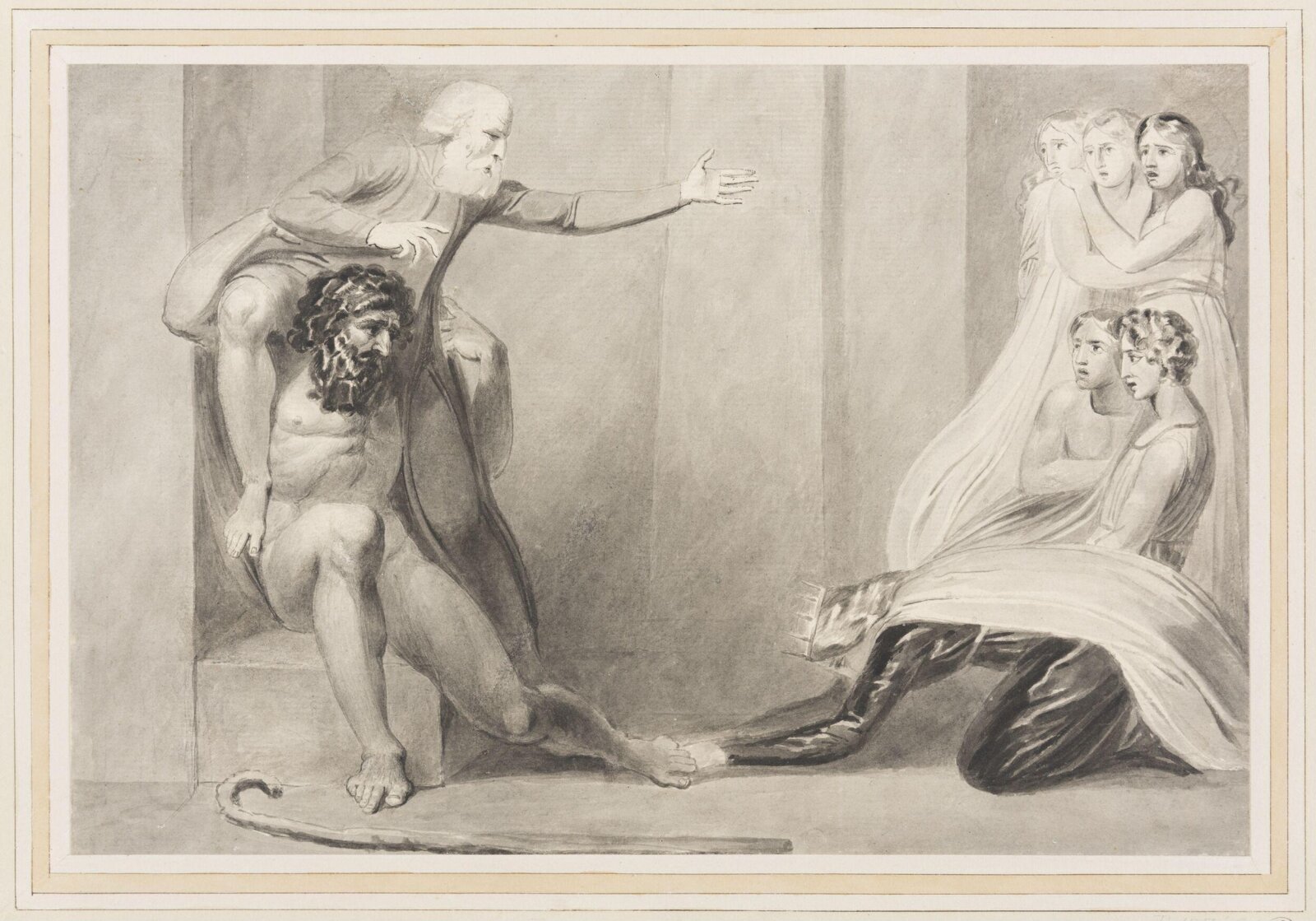 drawing, william blake, ca. 1789
