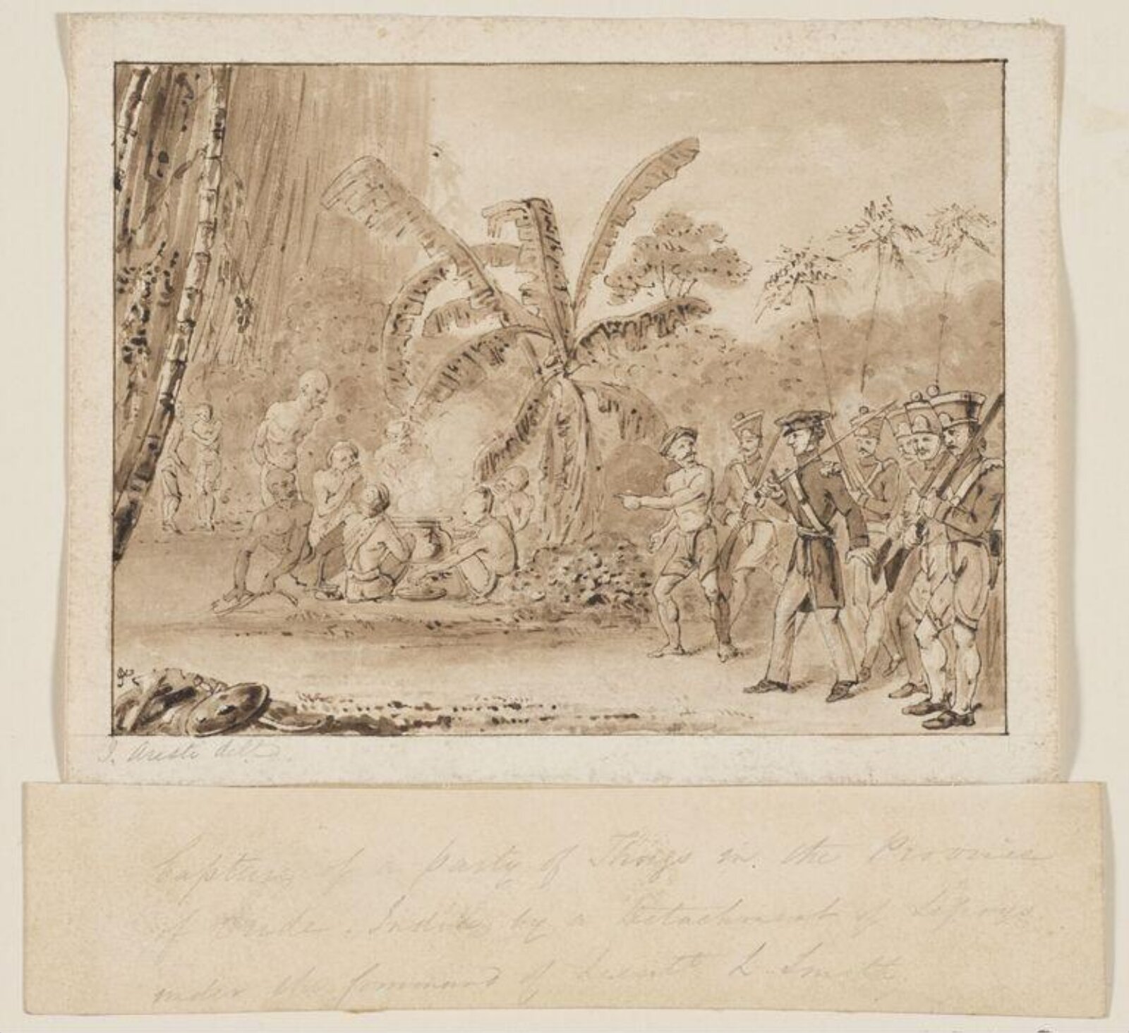 Drawing, Joseph Aresti, c 1825