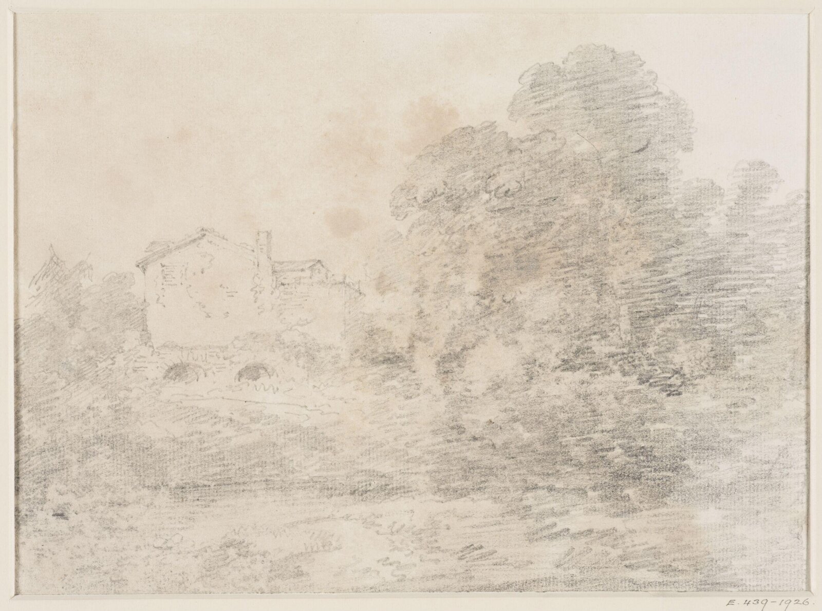 Drawing, George Howland Beaumont, 1783-1822