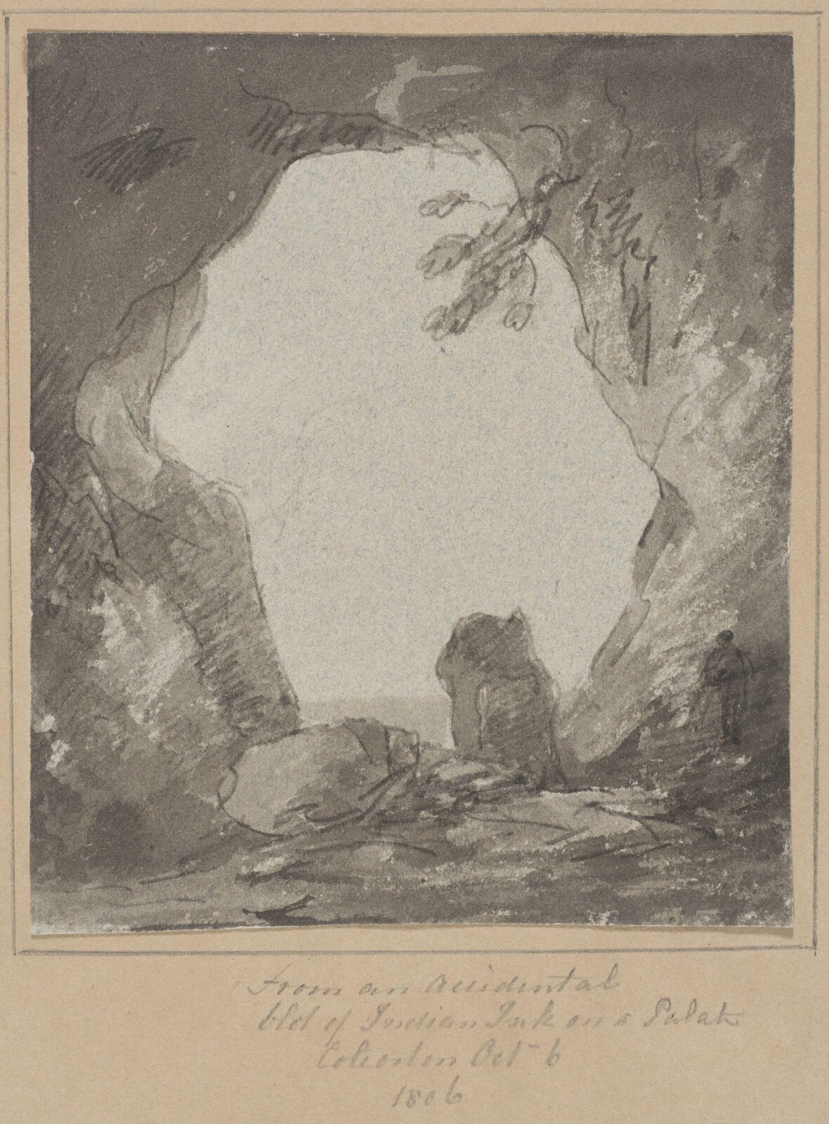 Drawing, George Howland Beaumont, 1783-1822