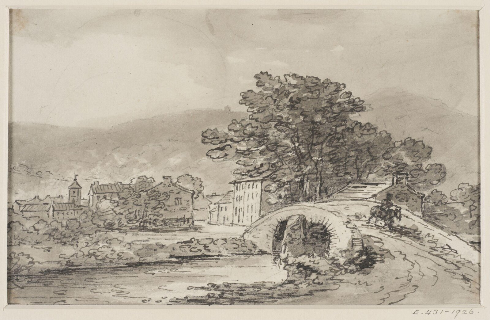 Drawing, George Howland Beaumont, 1783-1822