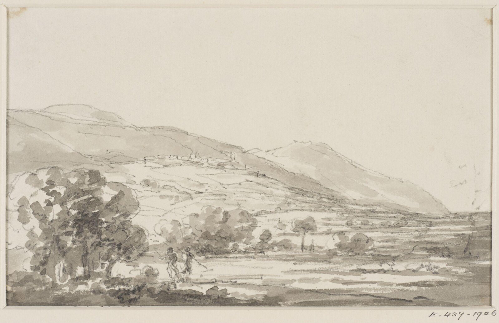 Drawing, George Howland Beaumont, 1783-1822