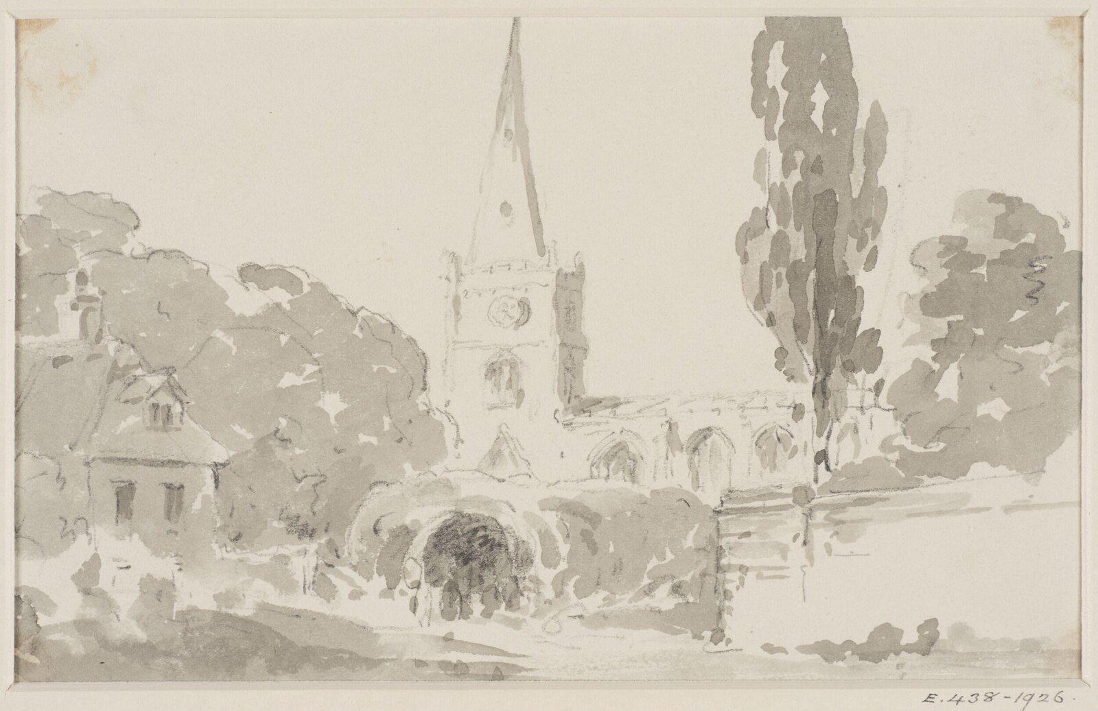 Drawing, George Howland Beaumont, 1783-1822