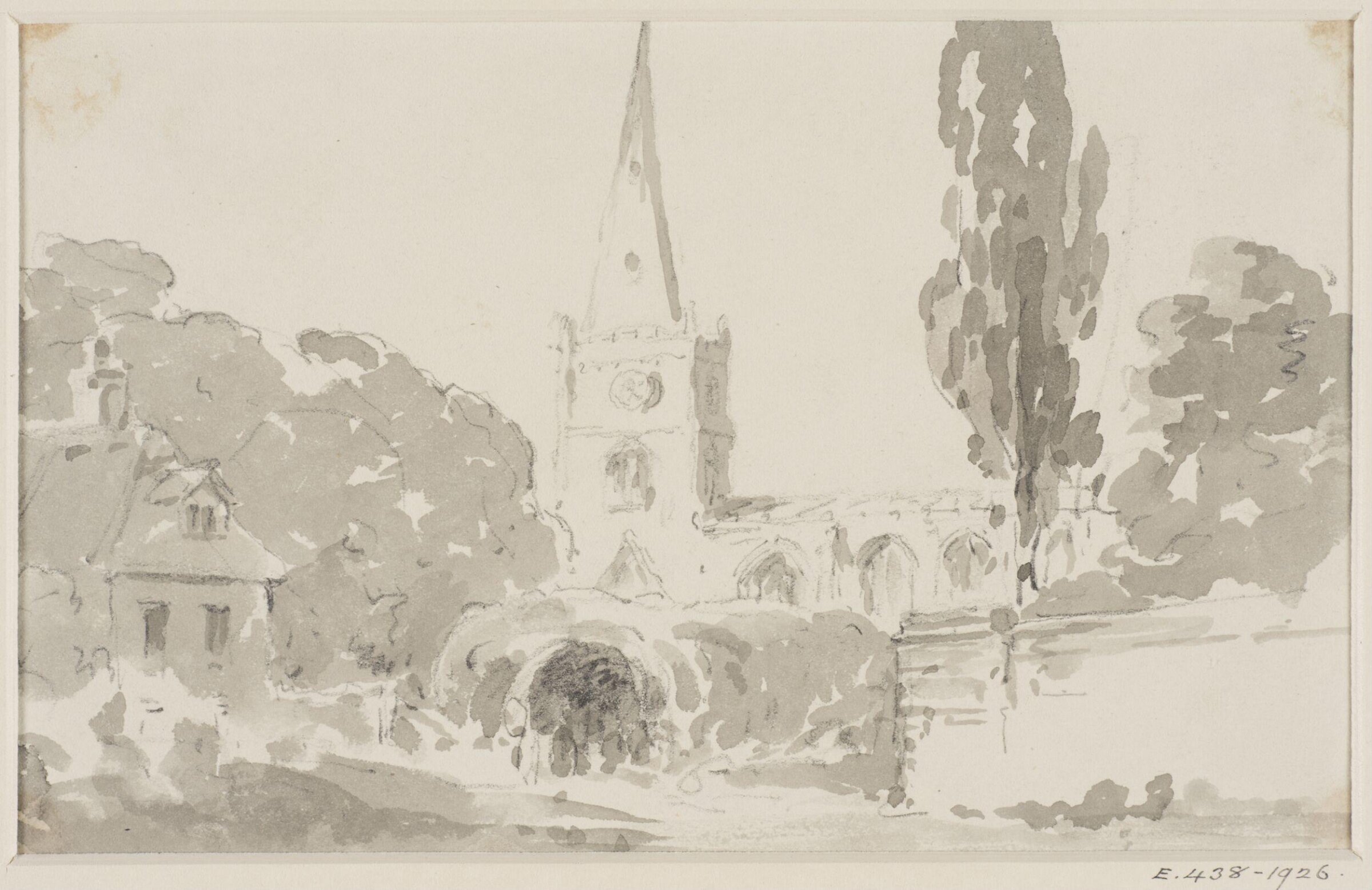 Drawing, George Howland Beaumont, 1783-1822